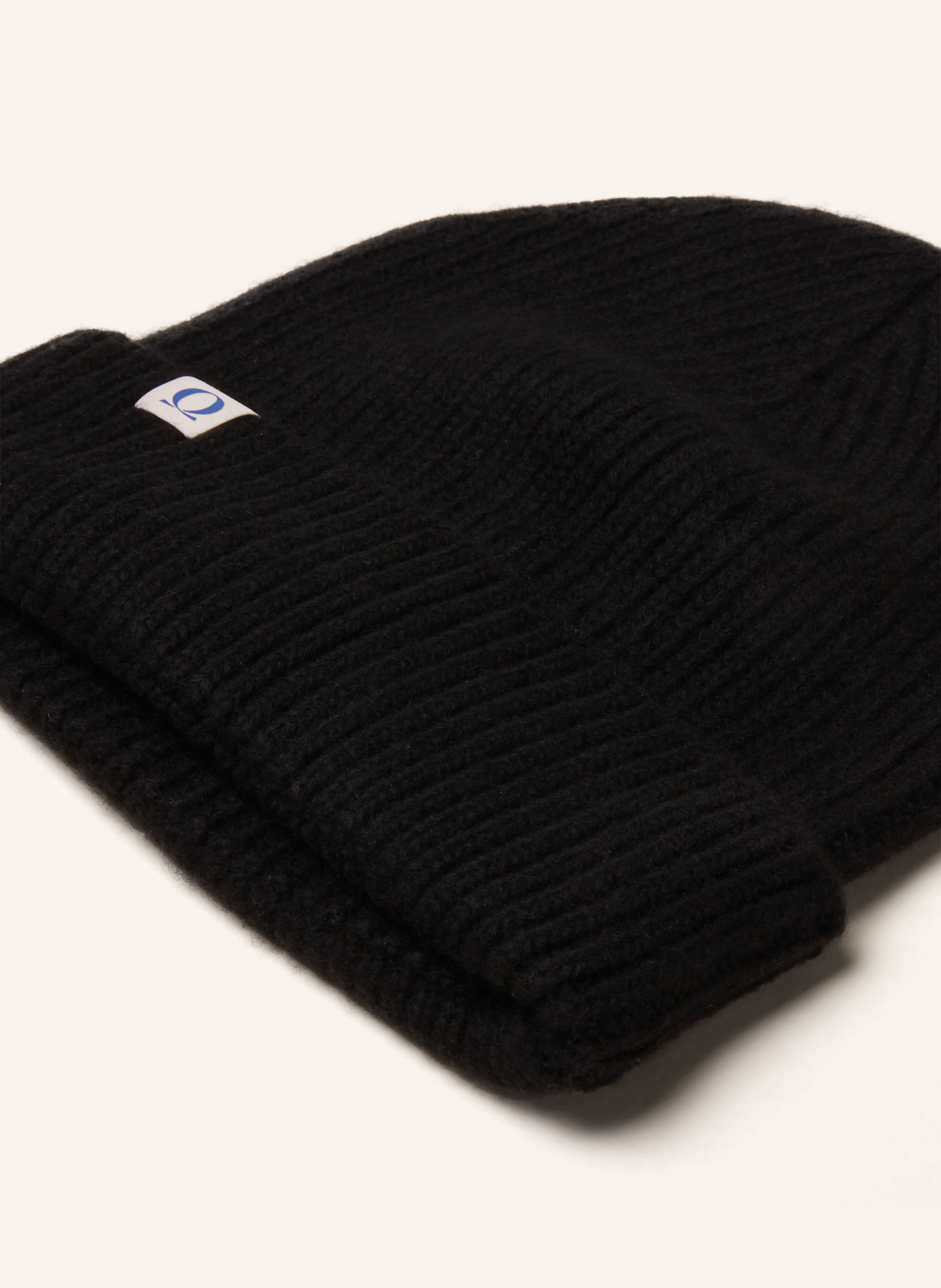 PURSCHOEN Cashmere-Mütze: SCHWARZ