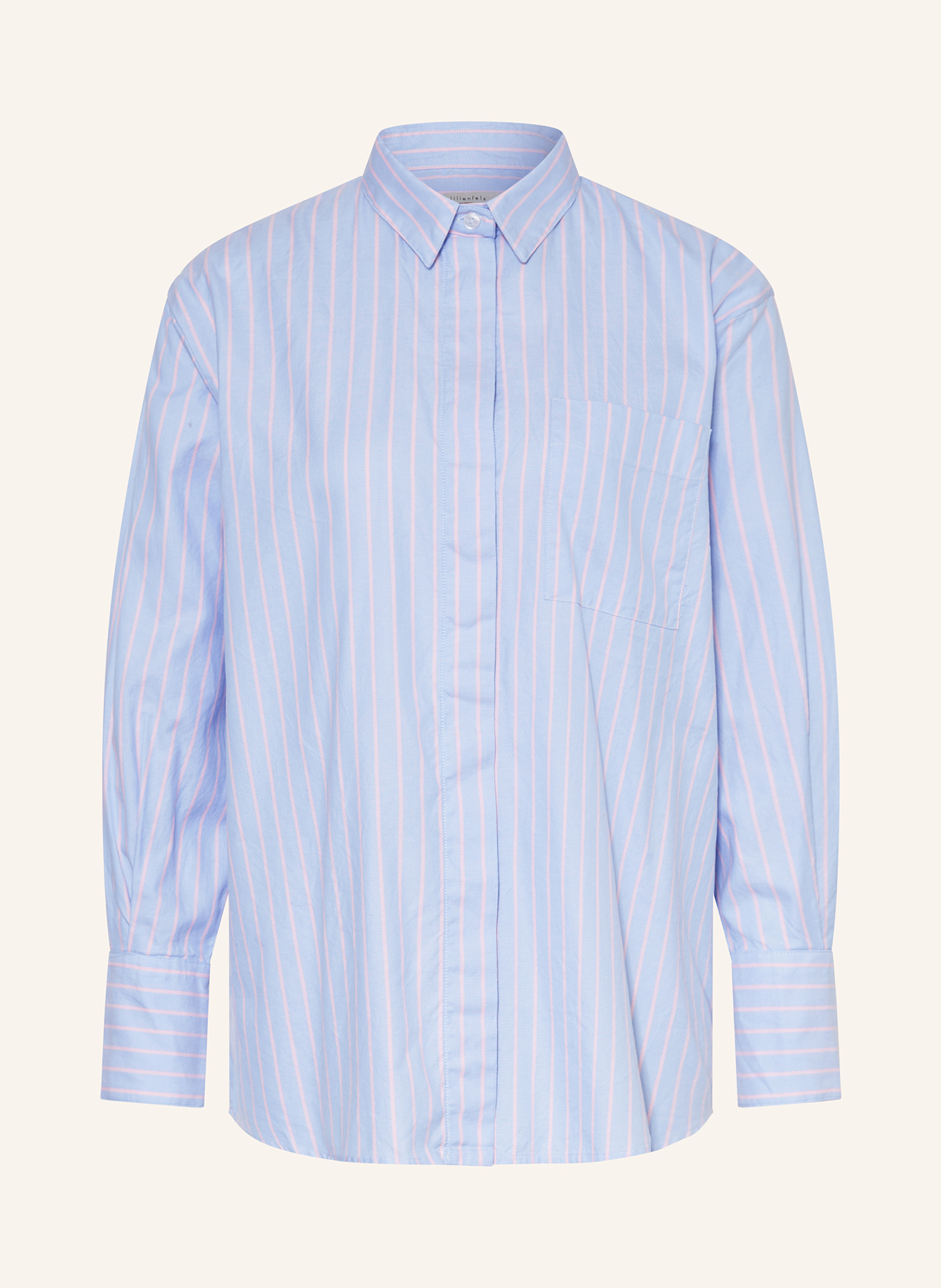 lilienfels Shirt blouse: Native Youth button cord through shirt dress in rust