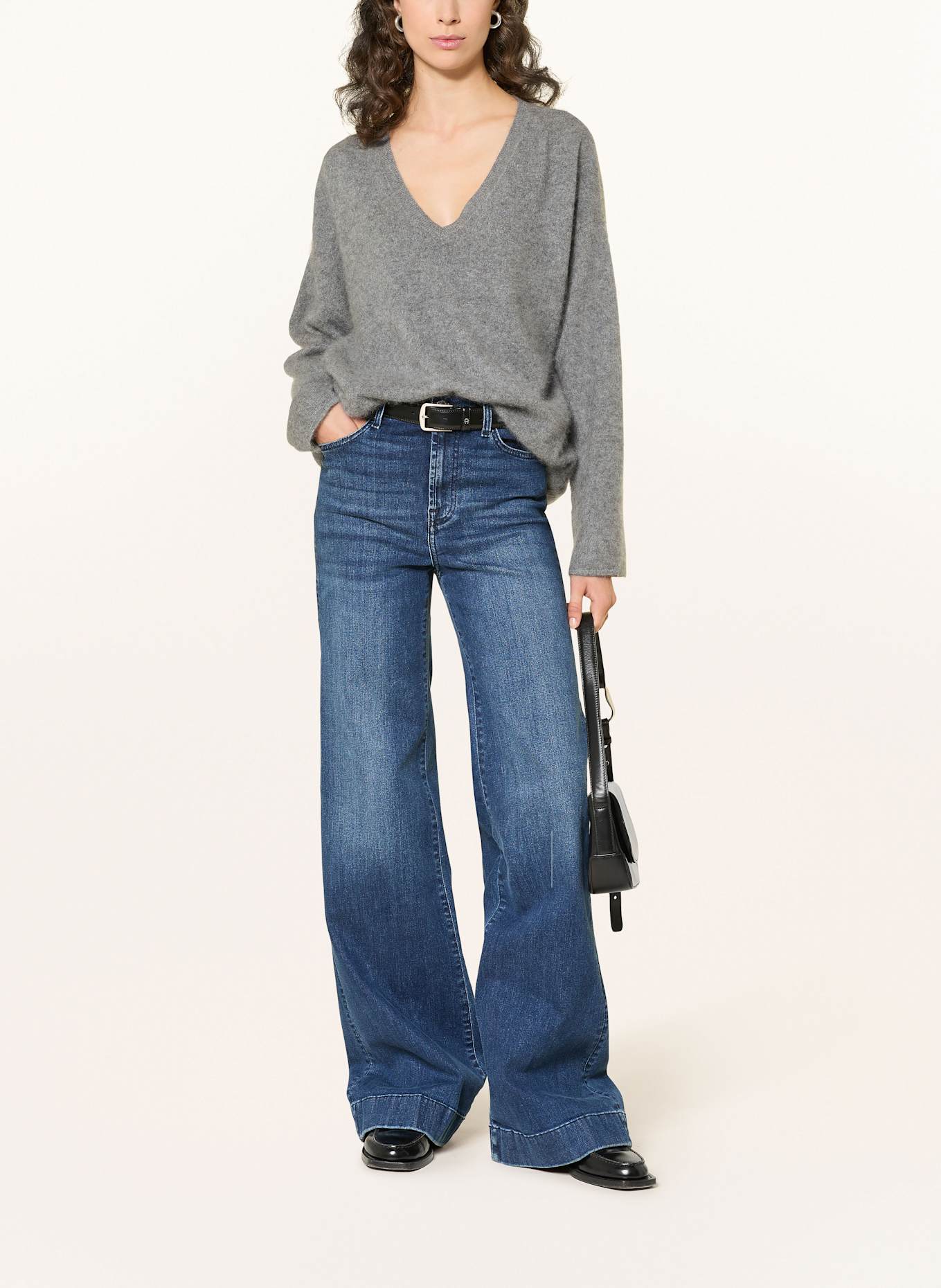 (THE MERCER) N.Y. Cashmere-Pullover: GRAU