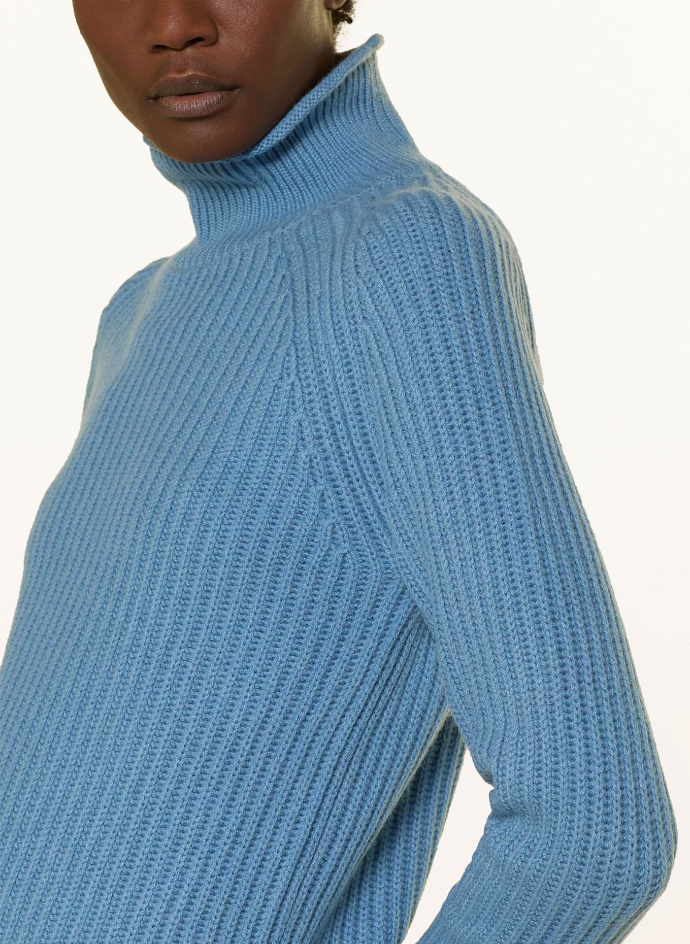 (THE MERCER) N.Y. Cashmere-Pullover: HELLBLAU