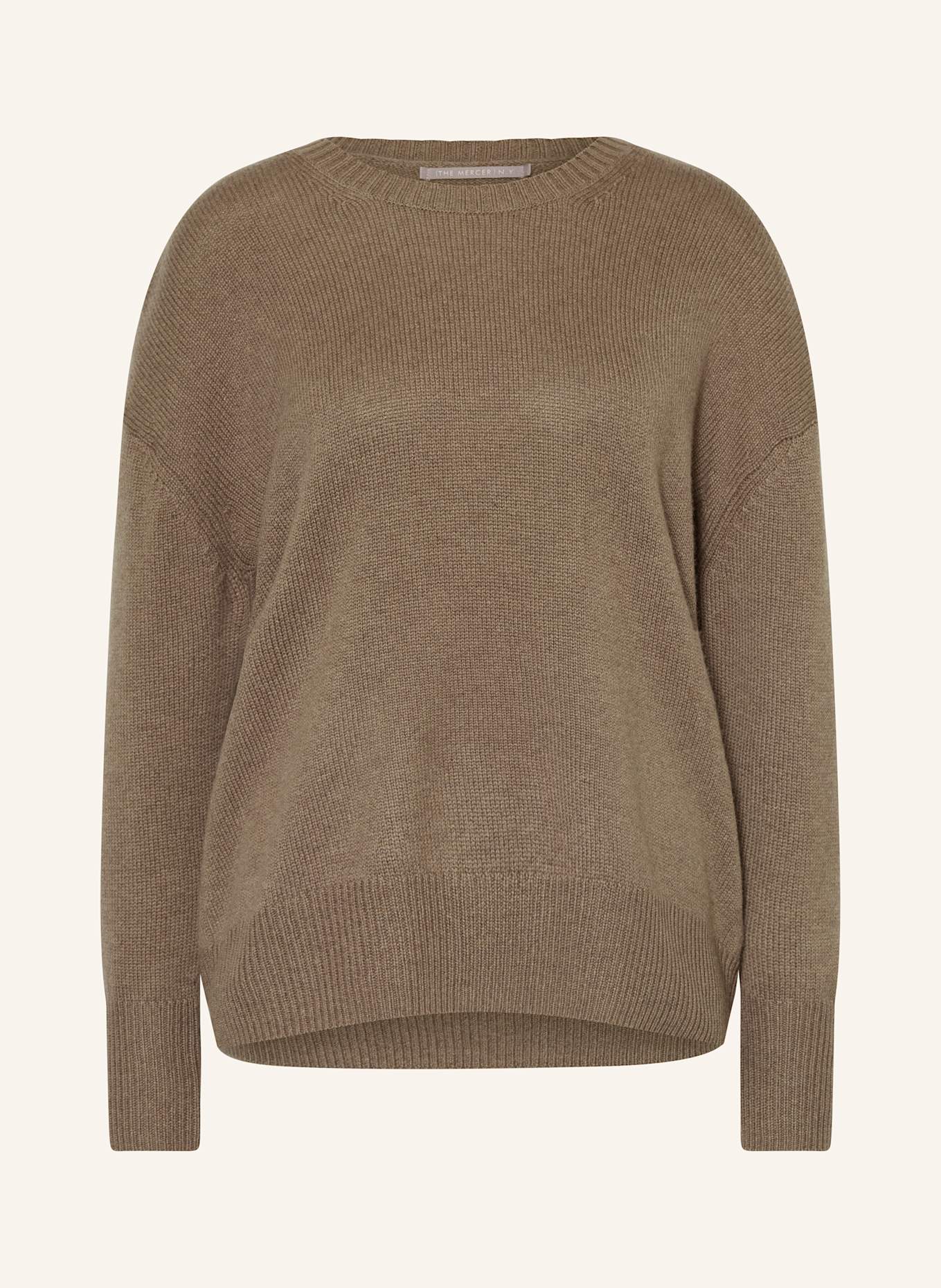 (THE MERCER) N.Y. Cashmere-Pullover: TAUPE