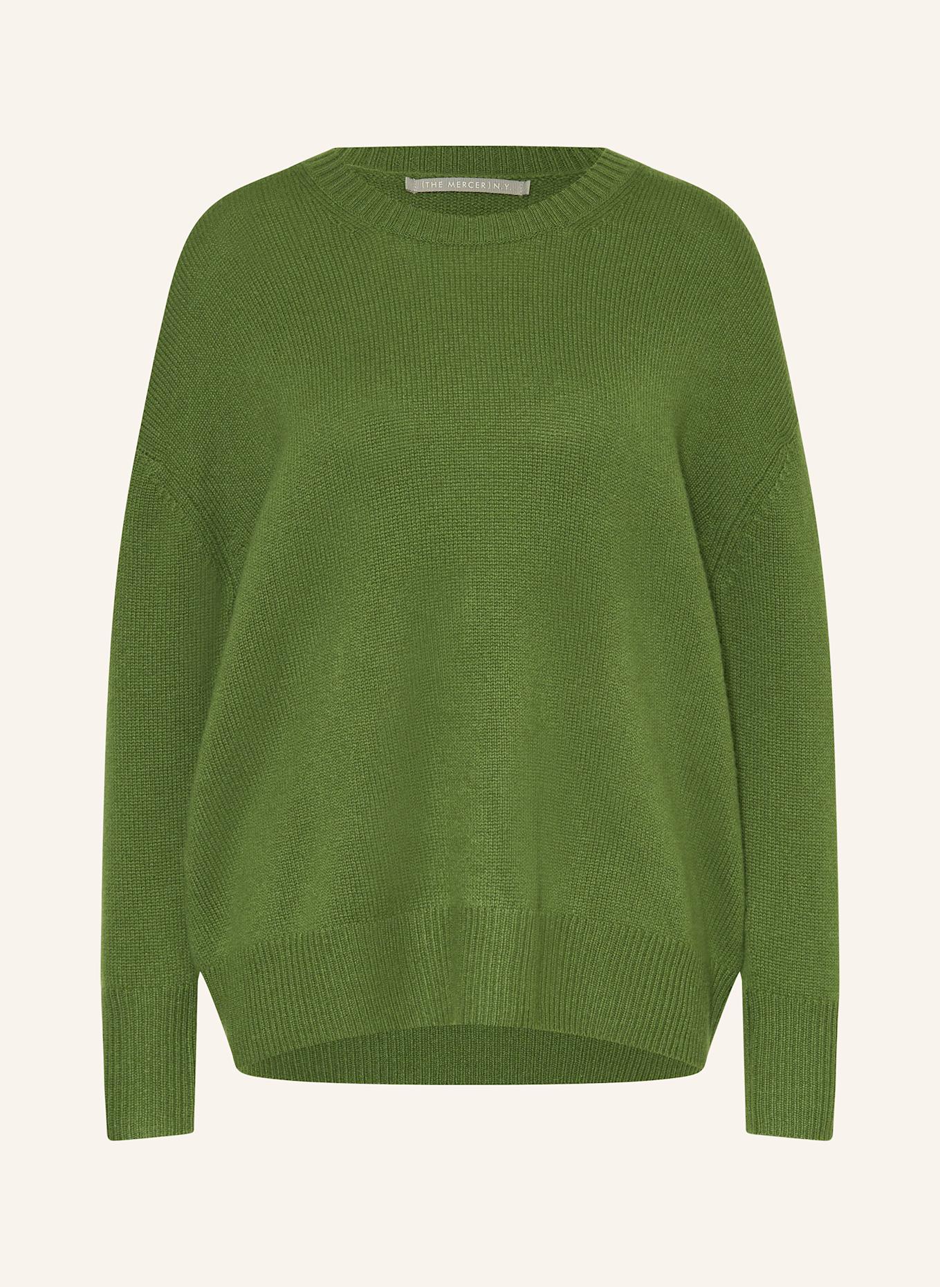 (THE MERCER) N.Y. Cashmere-Pullover: GRÜN