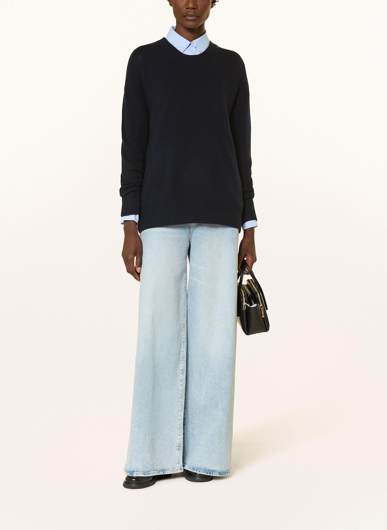 (THE MERCER) N.Y. Cashmere-Pullover: DUNKELBLAU