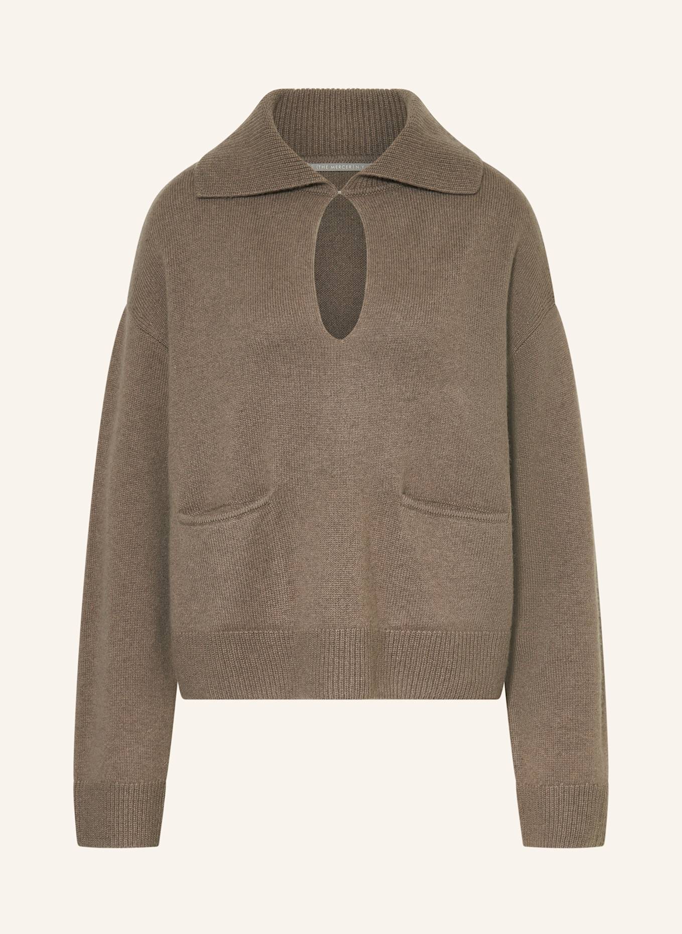 (THE MERCER) N.Y. Cashmere-Pullover: TAUPE