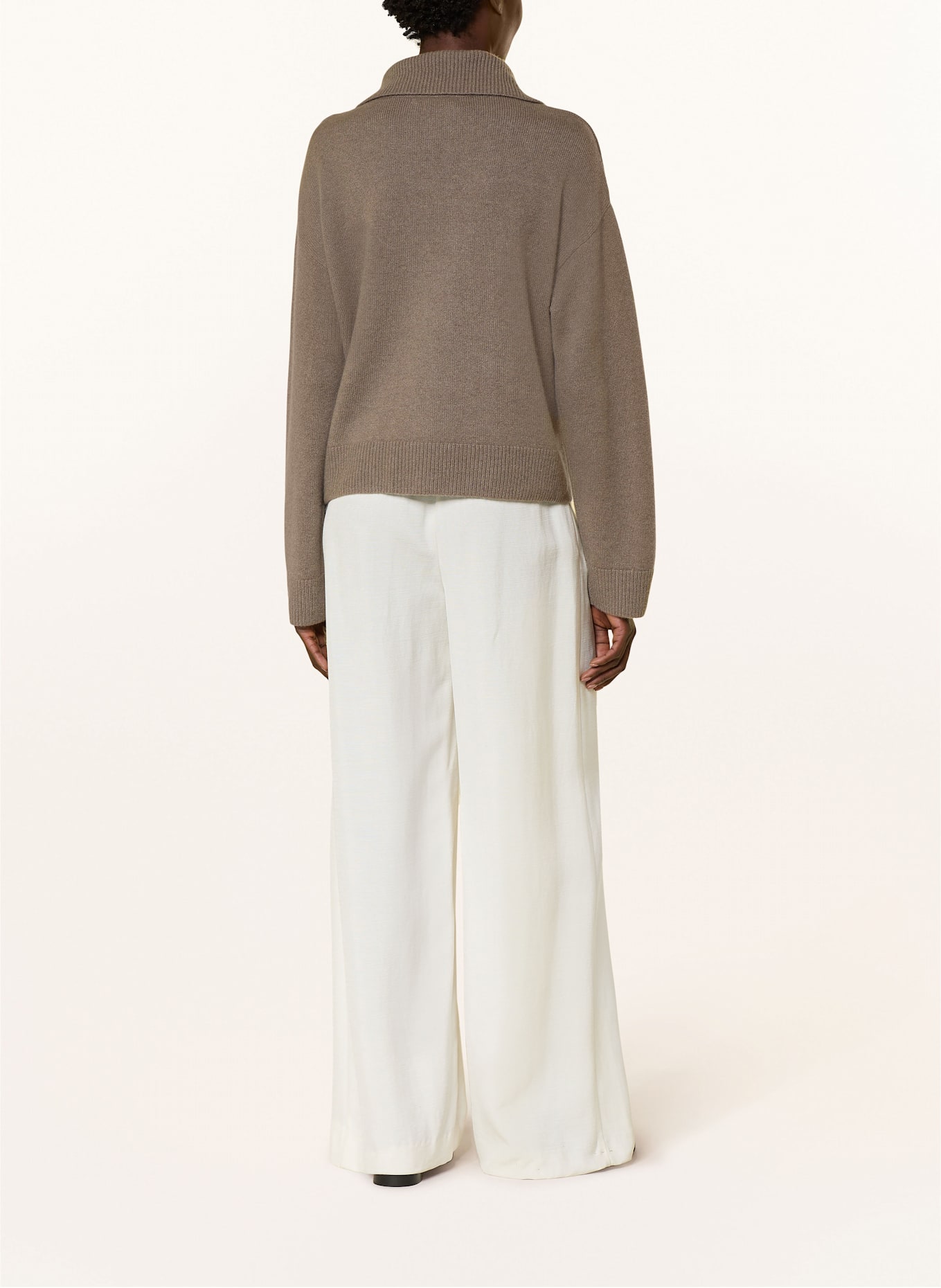 (THE MERCER) N.Y. Cashmere-Pullover: TAUPE
