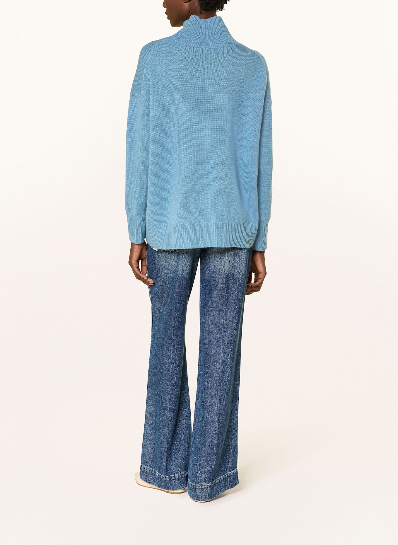 (THE MERCER) N.Y. Cashmere-Pullover: HELLBLAU