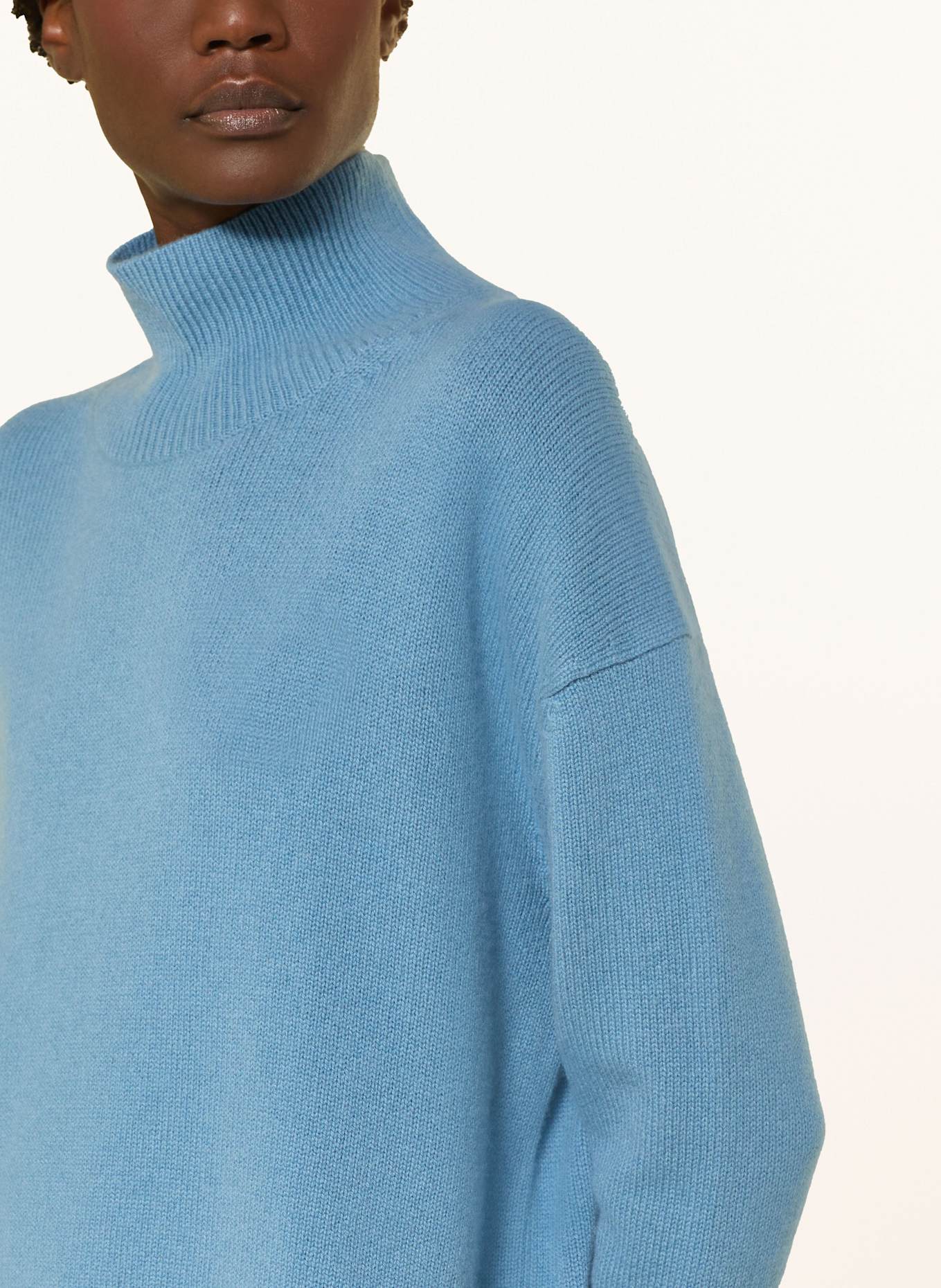 (THE MERCER) N.Y. Cashmere-Pullover: HELLBLAU