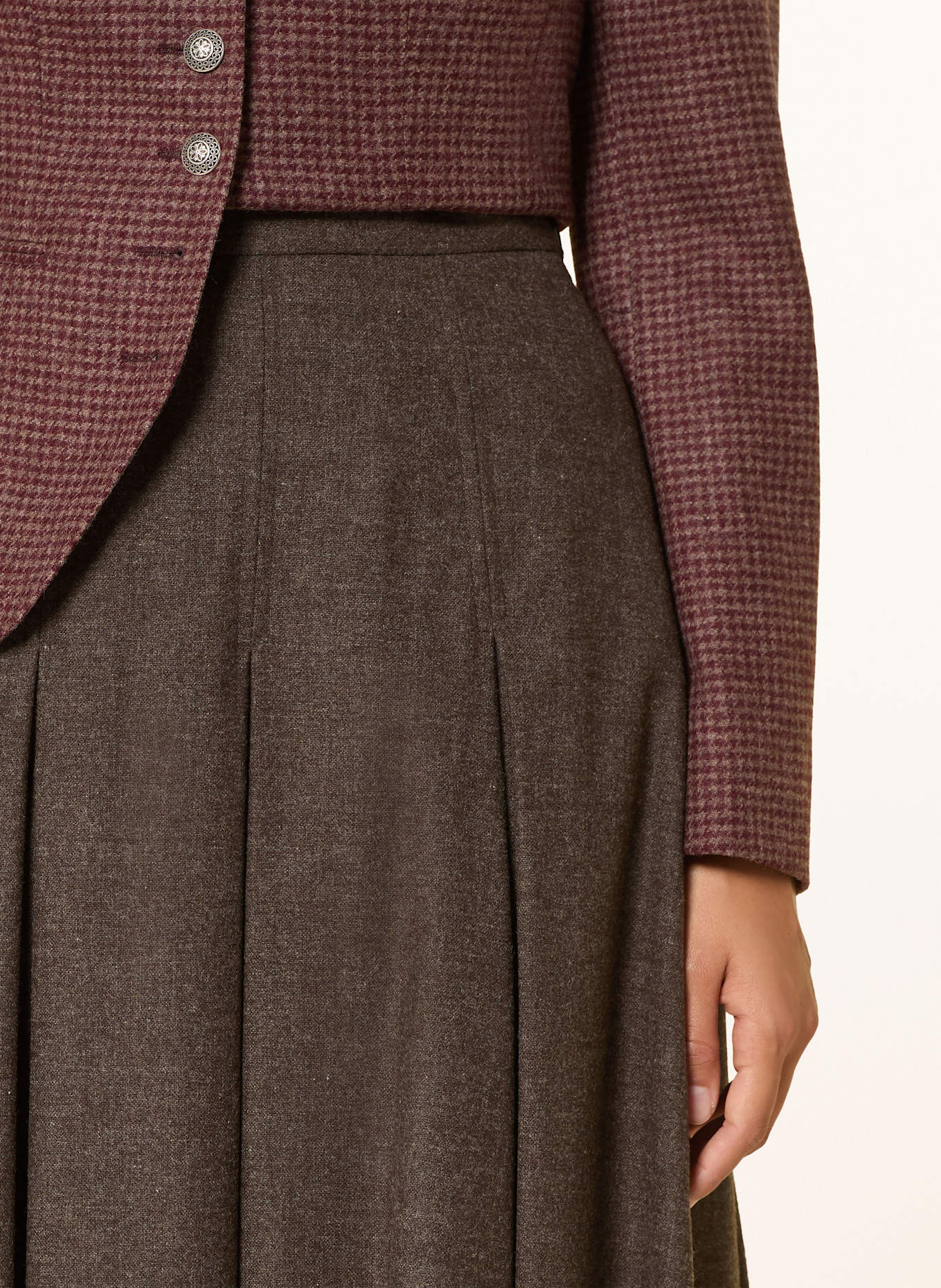 Grasegger Trachtenrock IVY: DUNKELBRAUN