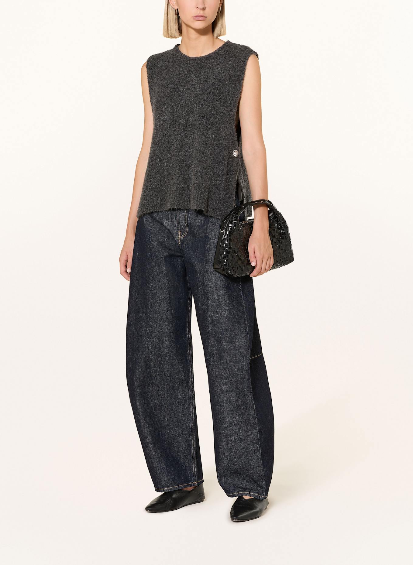 s.Oliver BLACK LABEL Pullunder: DUNKELGRAU