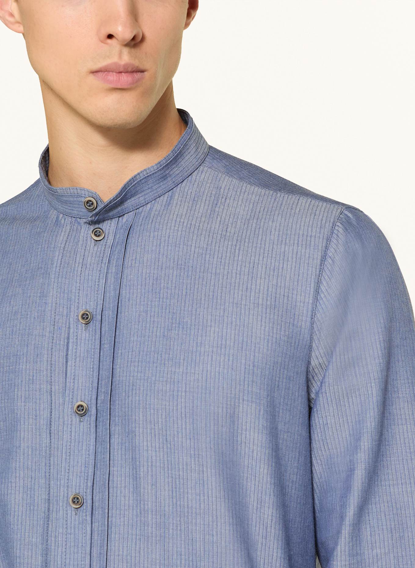 Grasegger Trachtenhemd Regular Fit: BLAU