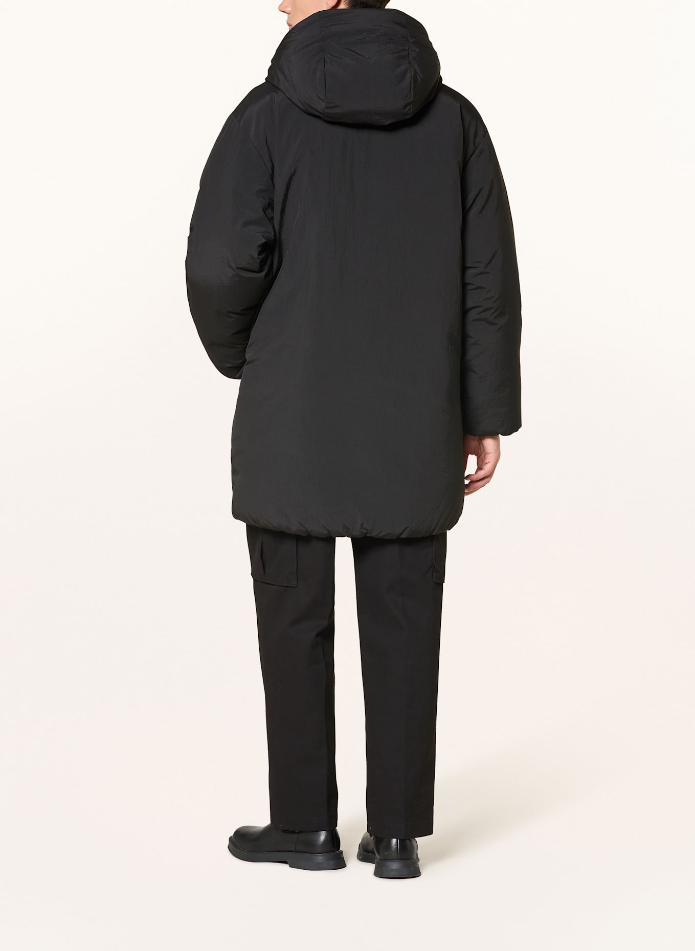 HUGO PARKA MANDEV: SCHWARZ