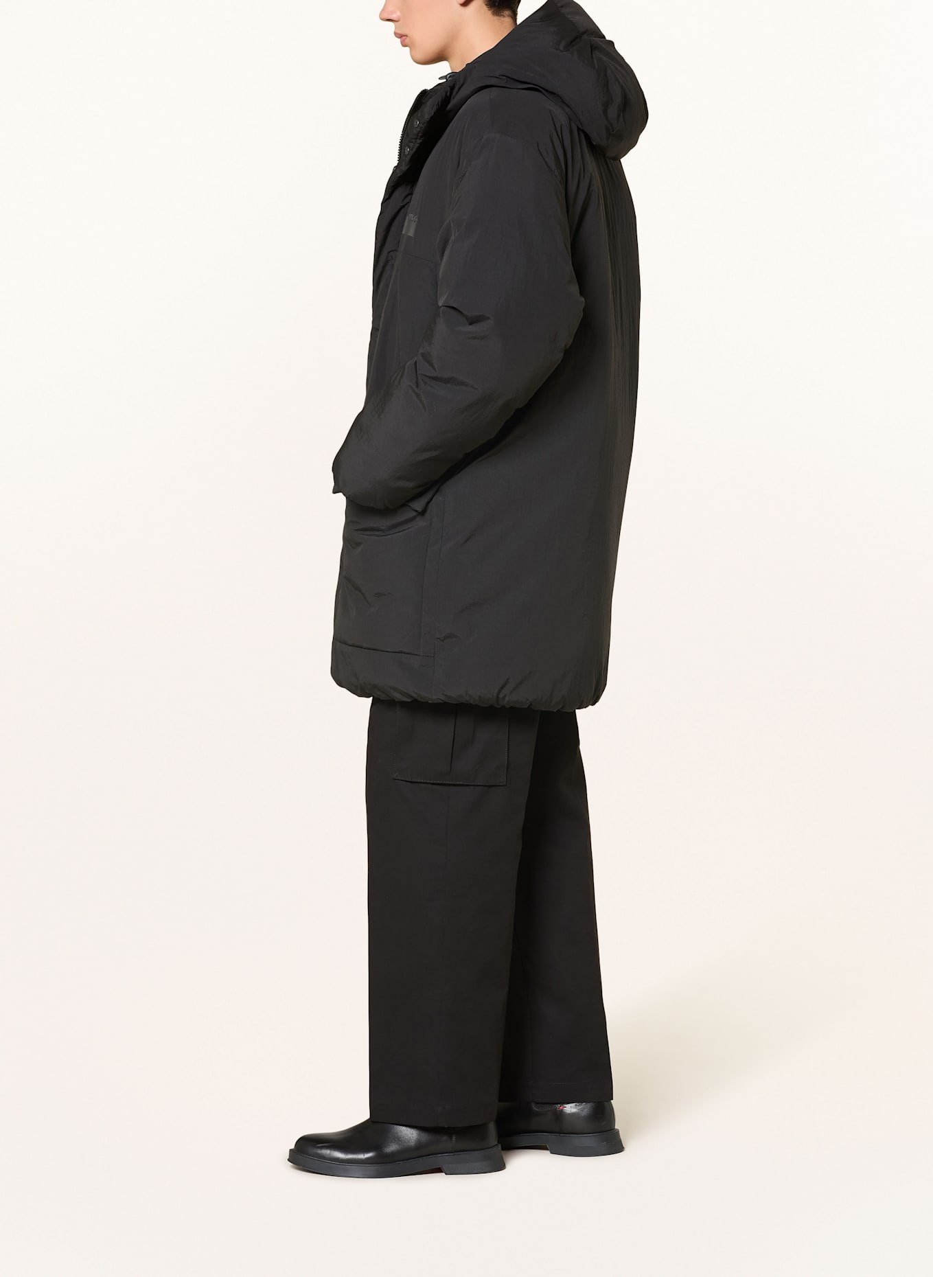 HUGO PARKA MANDEV: SCHWARZ