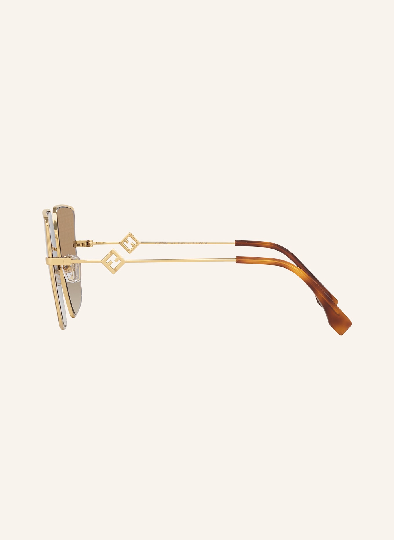FENDI Sunglasses FN000803: 2350L3 - GOLD/ GRAY GRADIENT
