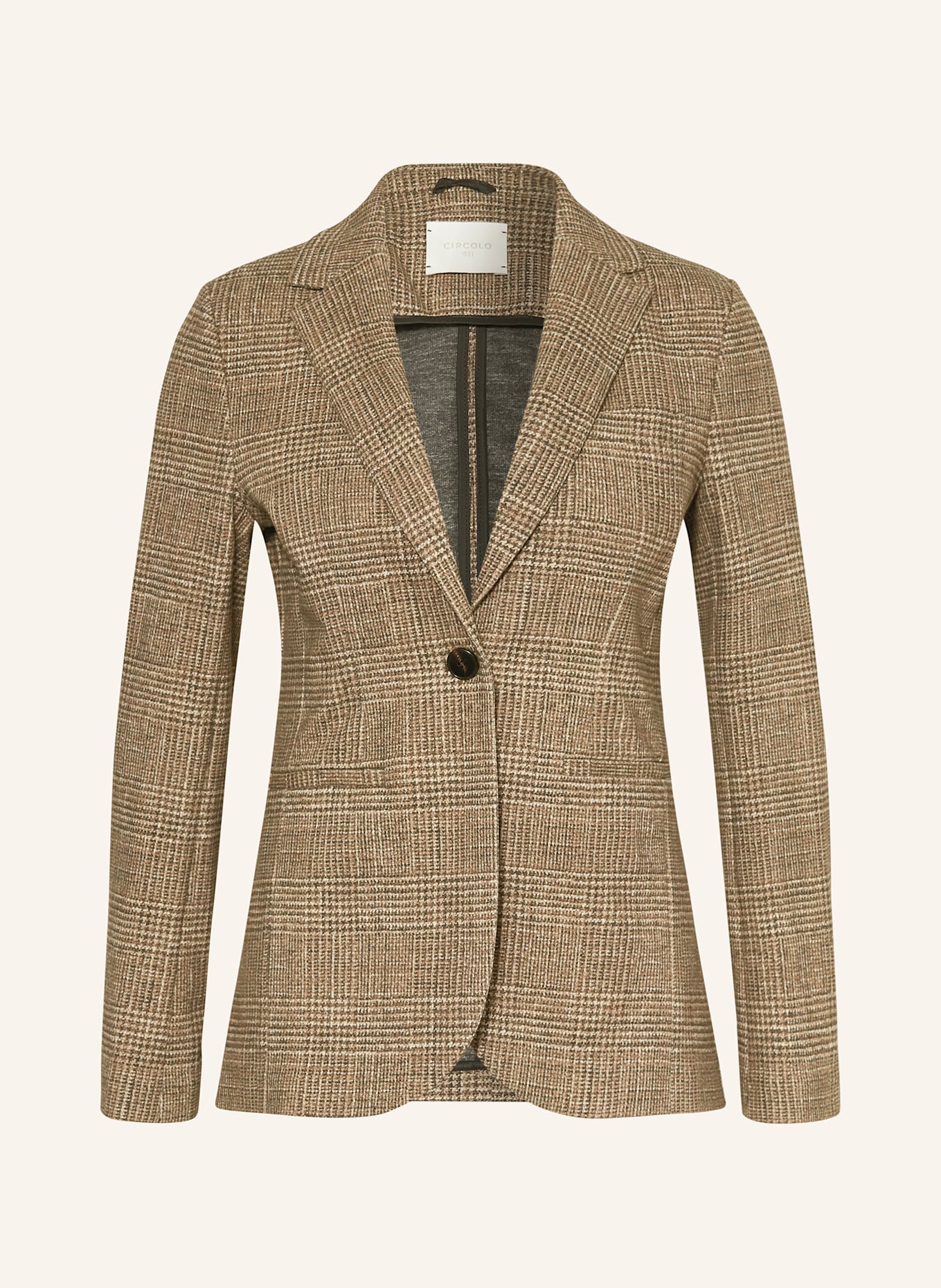 CIRCOLO 1901 Jerseyblazer: BEIGE / BRAUN