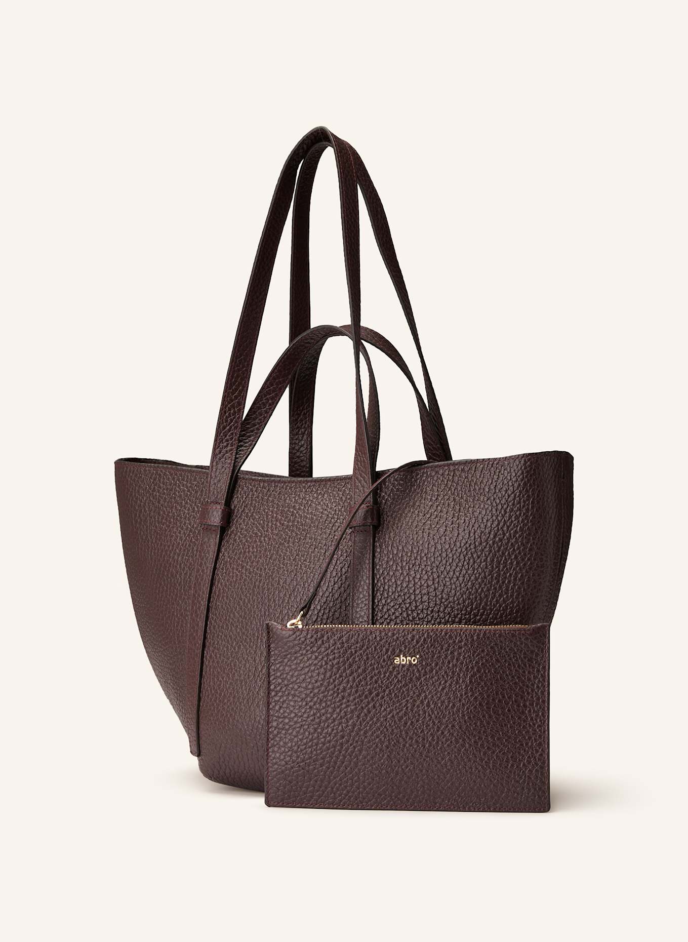 abro Shopper COSMO MEDIUM with pouch: DARK RED