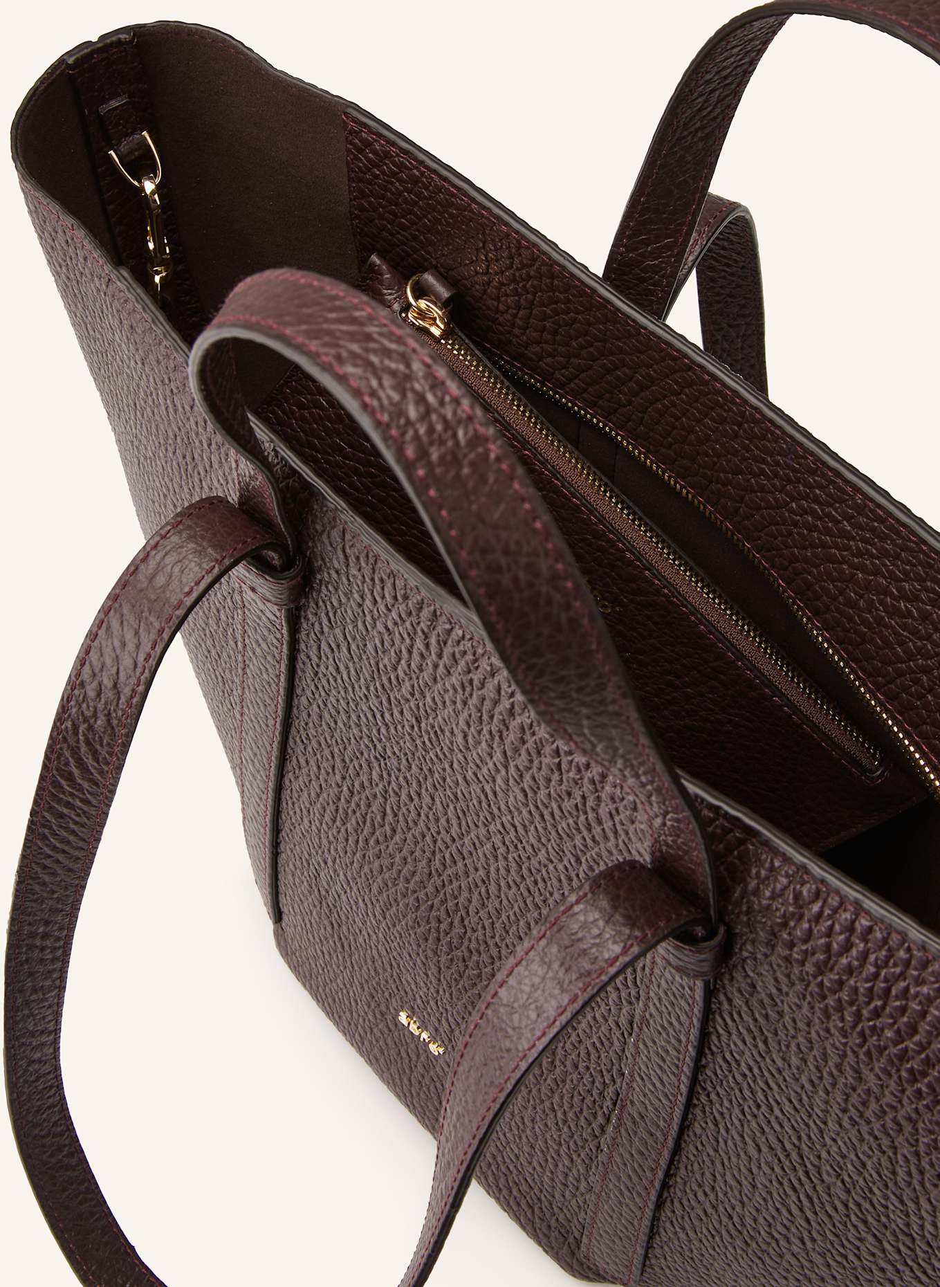 abro Shopper COSMO MEDIUM with pouch: DARK RED