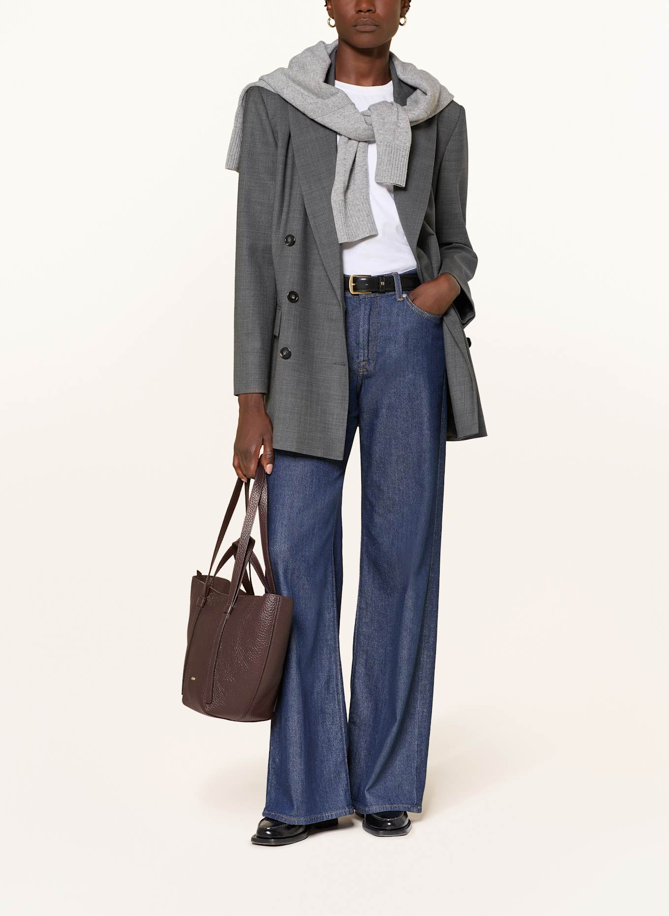 abro Shopper COSMO MEDIUM with pouch: DARK RED