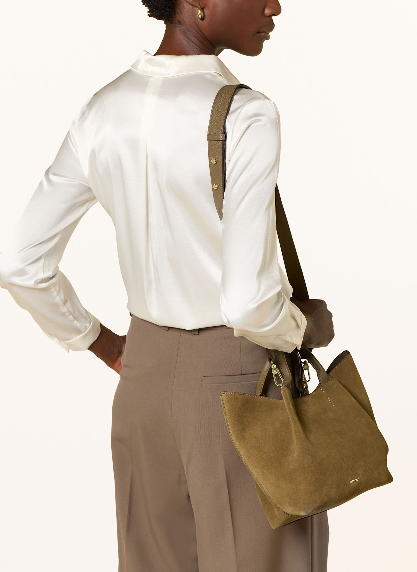 abro Handtasche ESSENTIAL SMALL mit Pouch: KHAKI