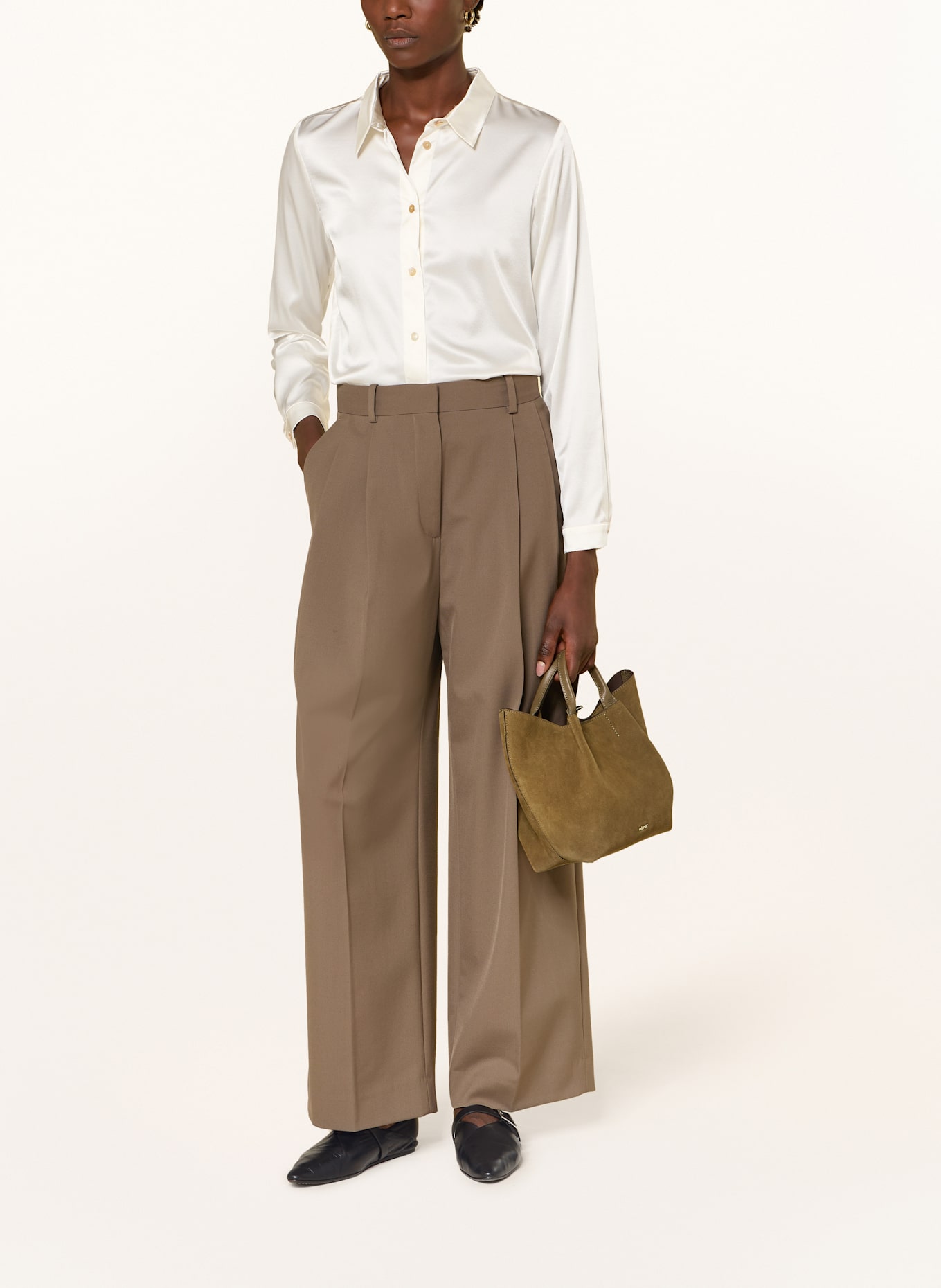 abro Handtasche ESSENTIAL SMALL mit Pouch: KHAKI