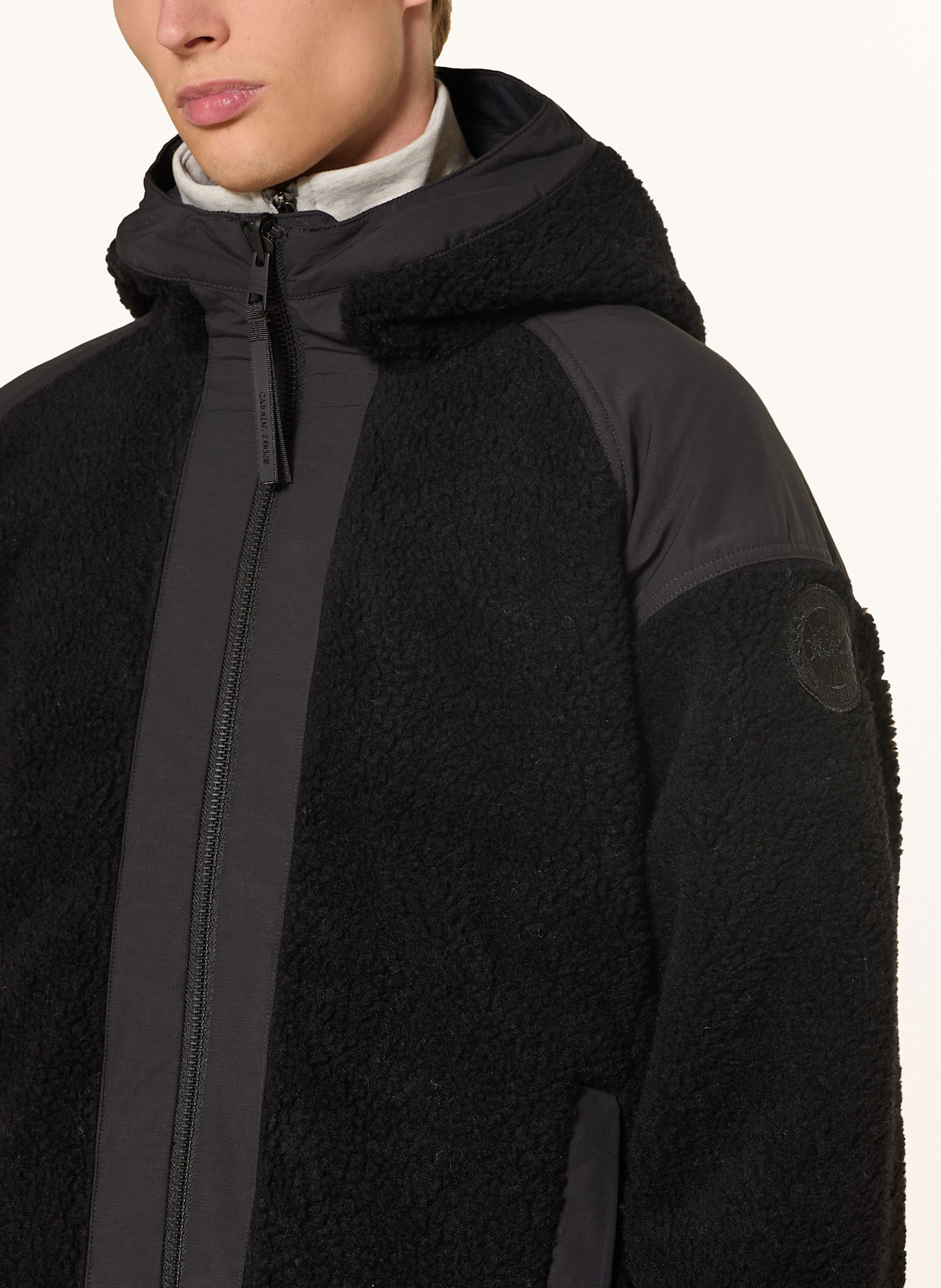 CANADA GOOSE Jacke ALBERNI zum Wenden: SCHWARZ