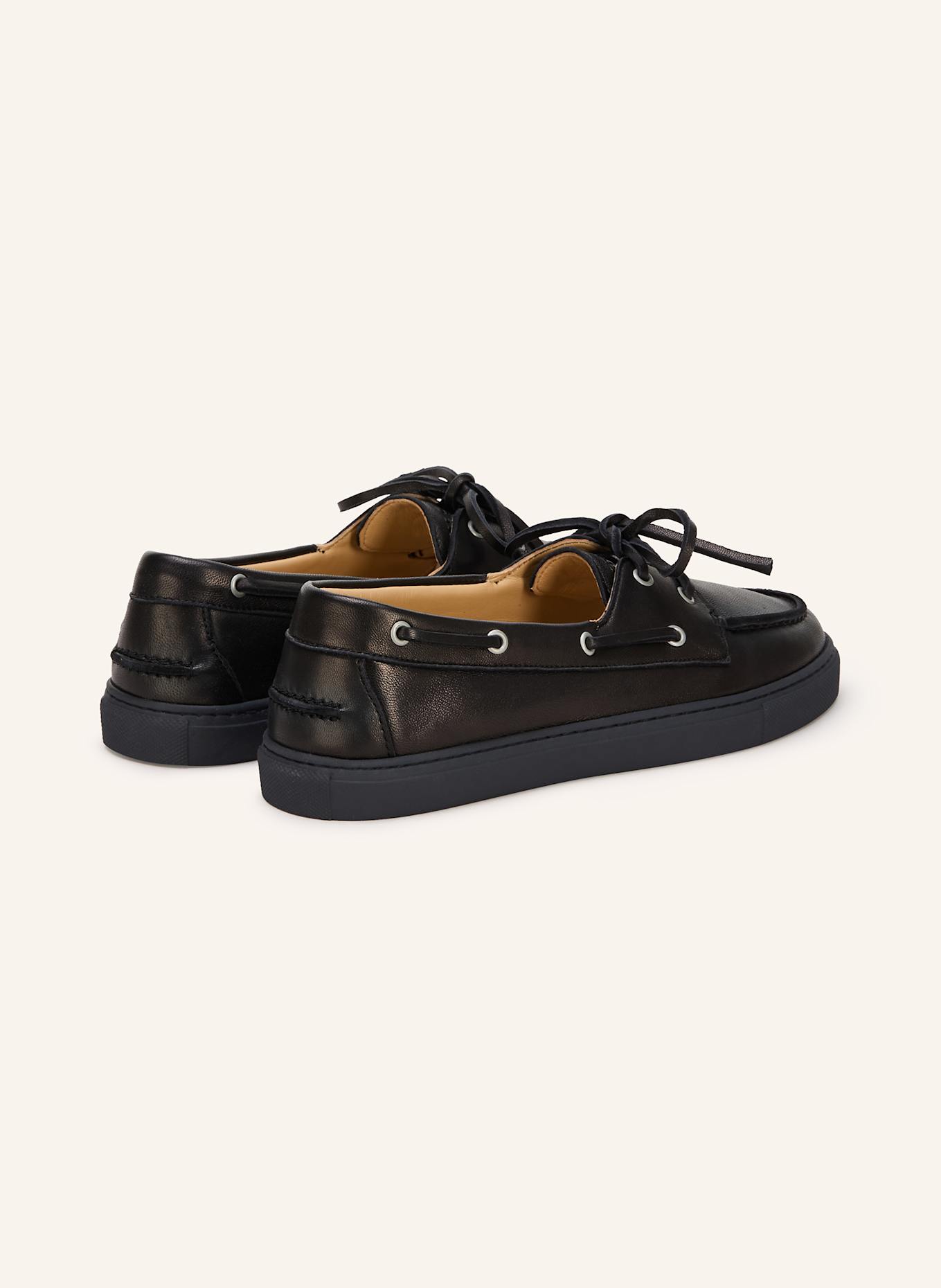 COPENHAGEN Boat shoes CPH160: BLACK