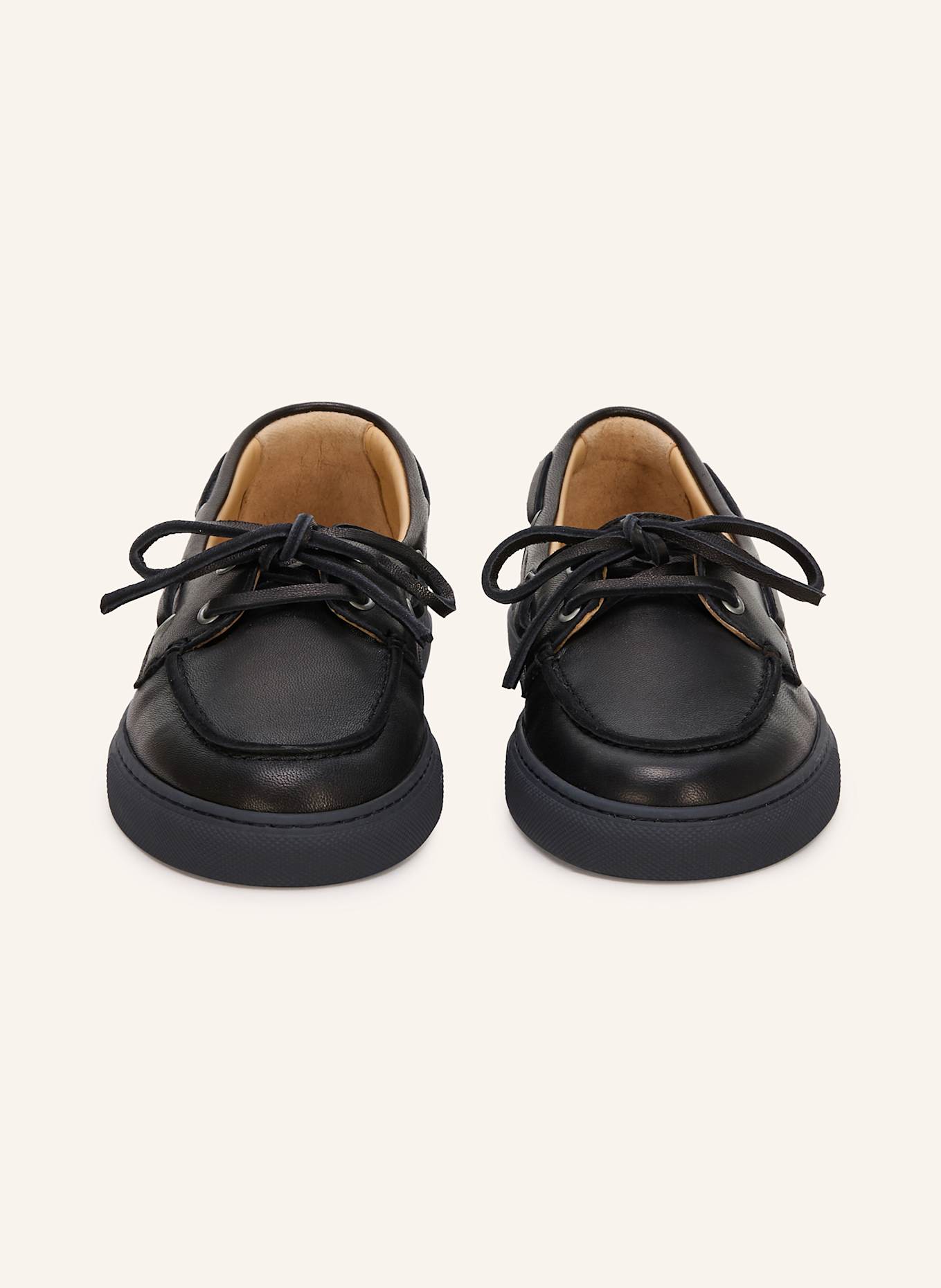 COPENHAGEN Boat shoes CPH160: BLACK