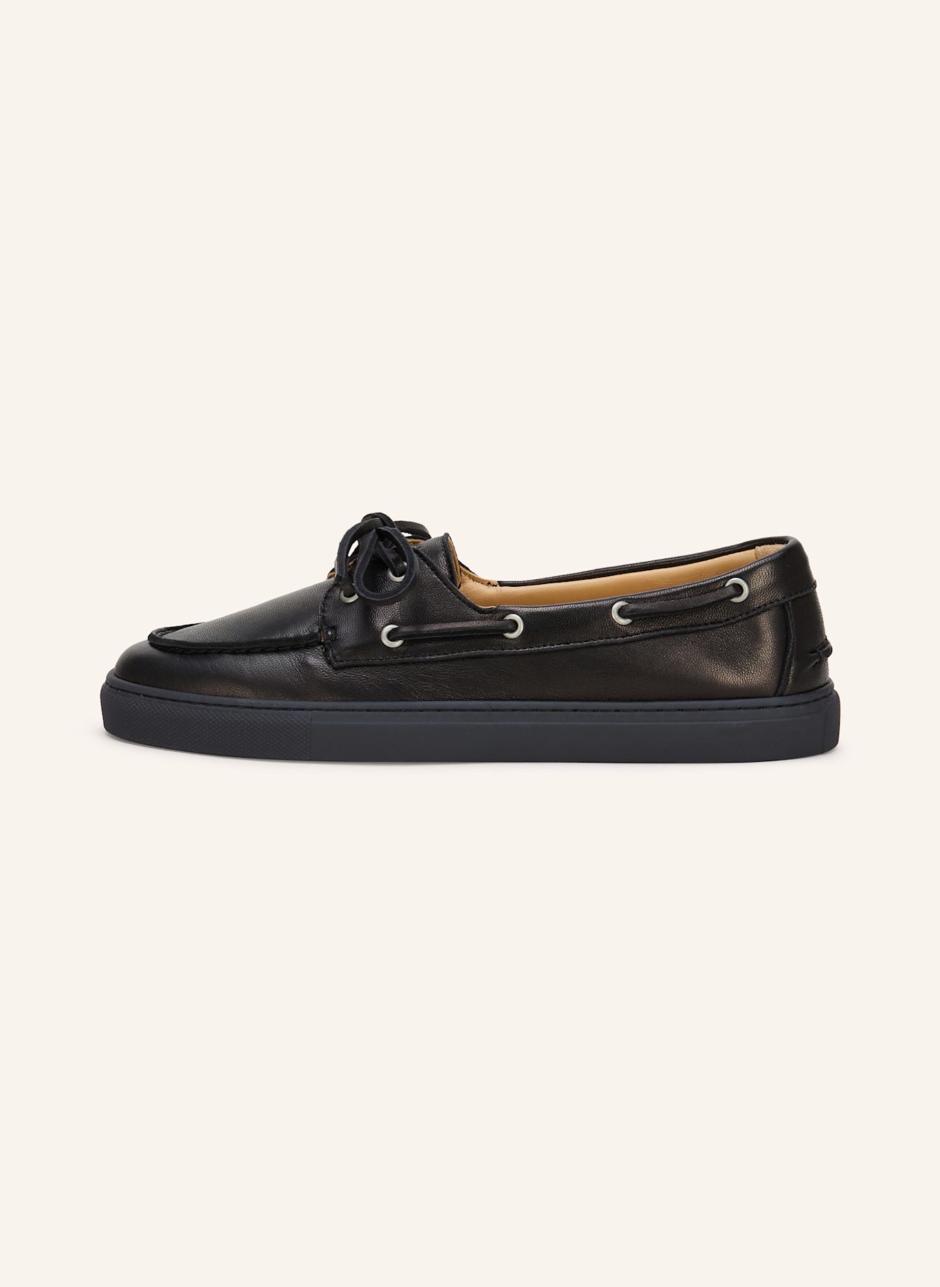 COPENHAGEN Boat shoes CPH160: BLACK