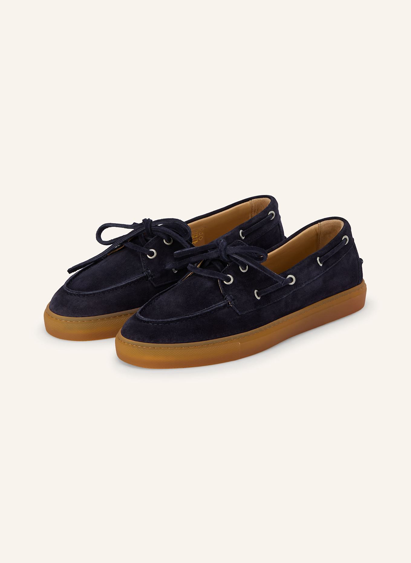 COPENHAGEN STUDIOS Chaussures bateau CPH160: BLEU FONCÉ