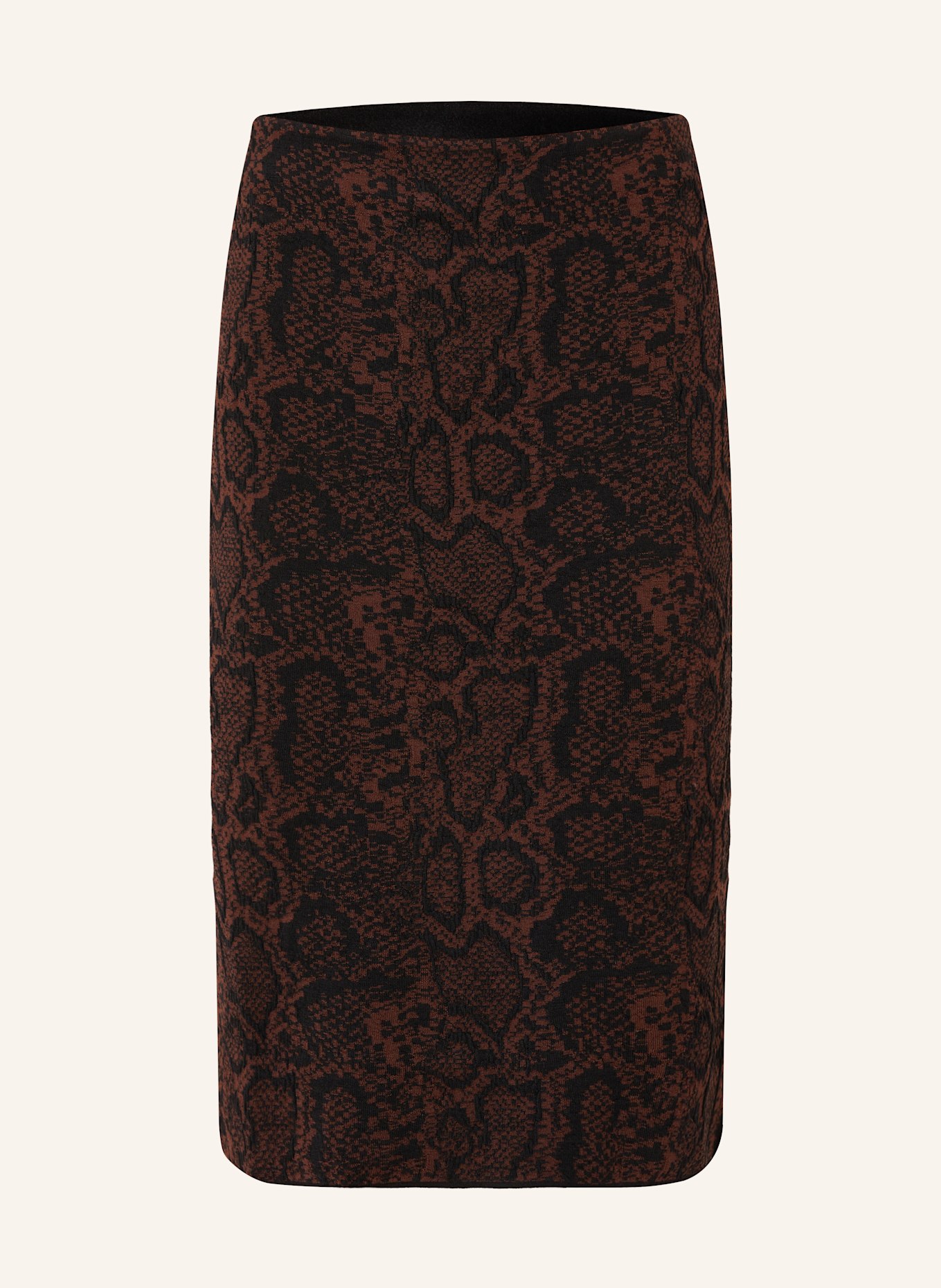 STELLA McCARTNEY Strickrock: BRAUN / SCHWARZ