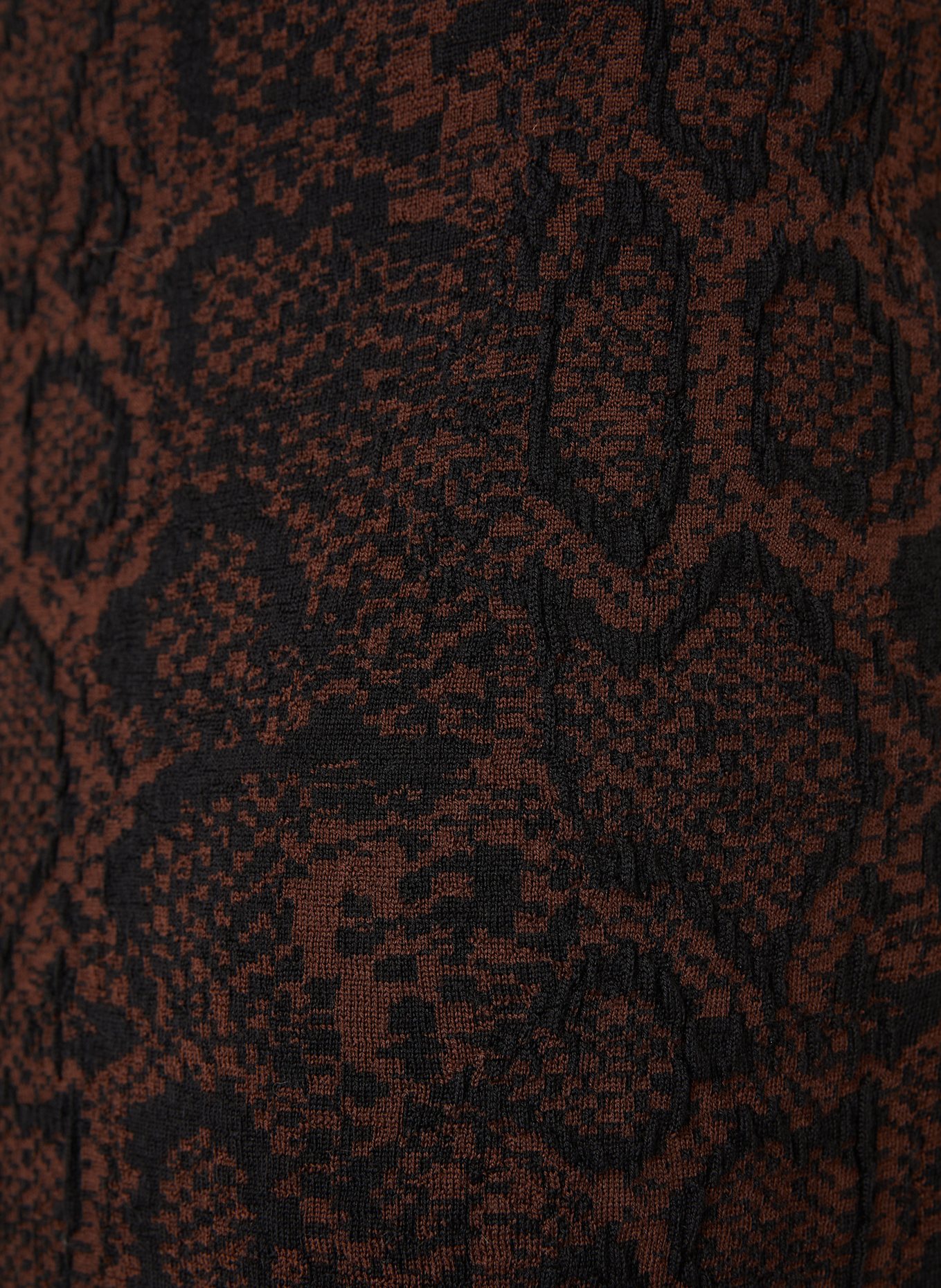 STELLA McCARTNEY Strickrock: BRAUN / SCHWARZ