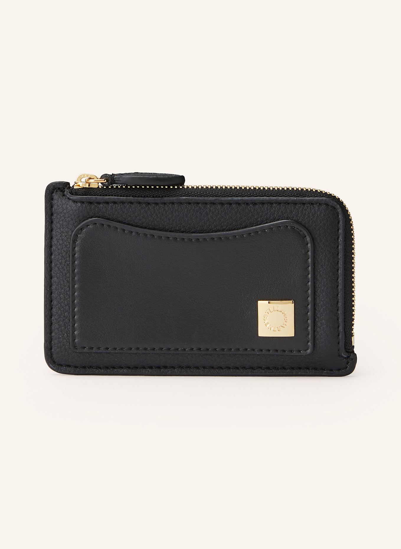 STELLA McCARTNEY Étui pour cartes RYDER: NOIR