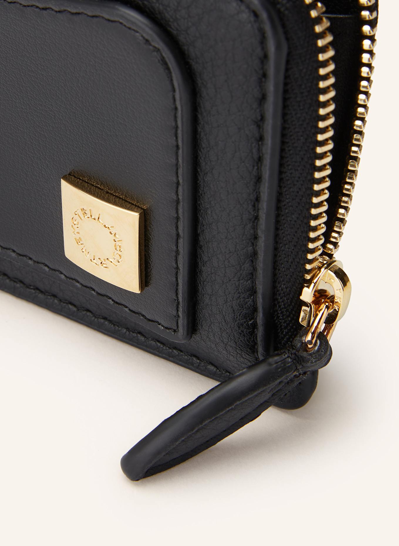 STELLA McCARTNEY Étui pour cartes RYDER: NOIR