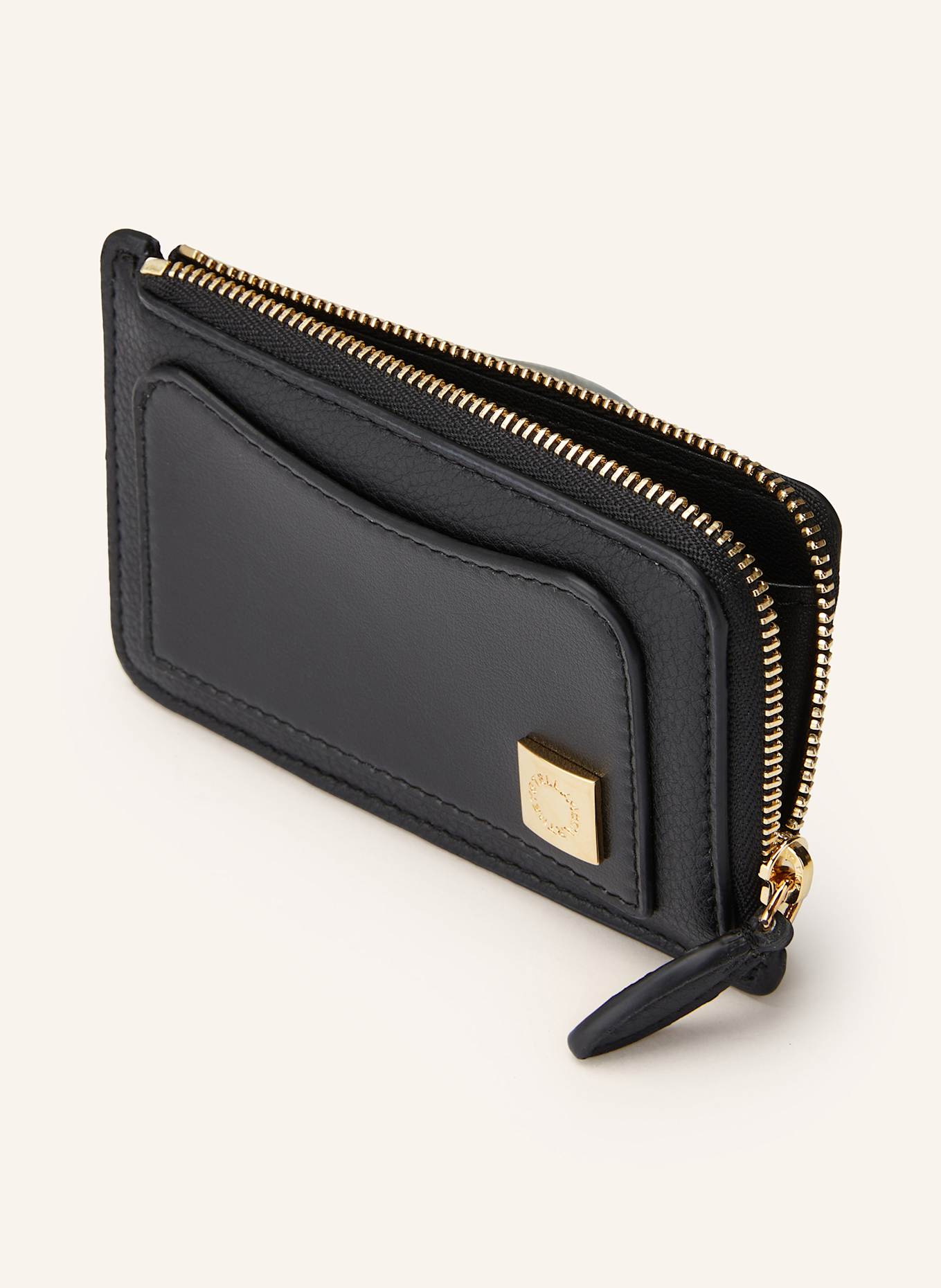 STELLA McCARTNEY Étui pour cartes RYDER: NOIR