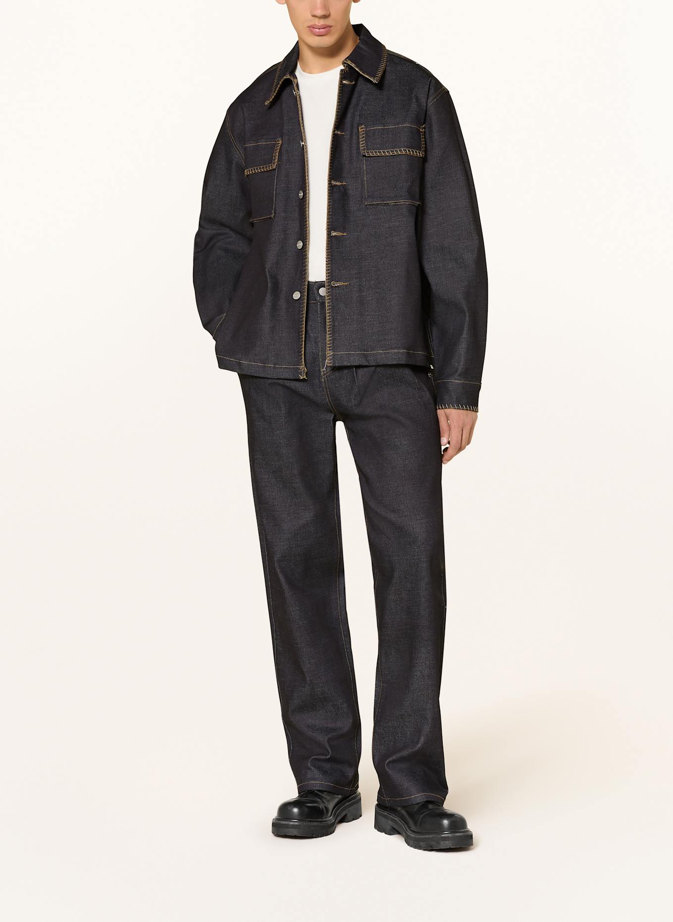 don't waste culture Jeansjacke MALIS: DUNKELBLAU