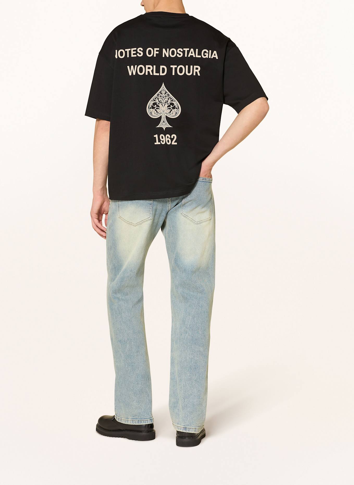 don't waste culture T-Shirt JAVARI: SCHWARZ