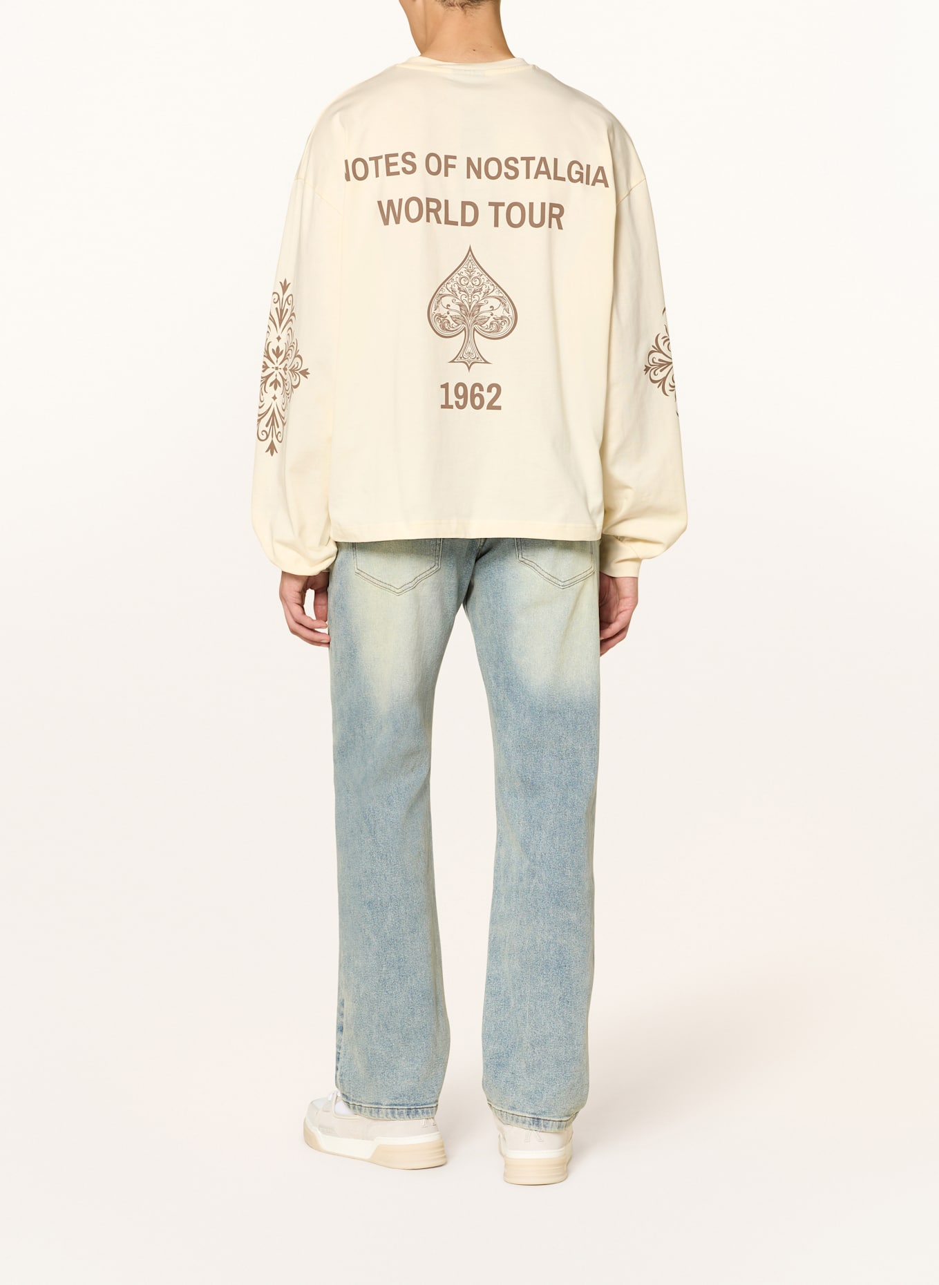 don't waste culture Longsleeve THANDOR: ECRU