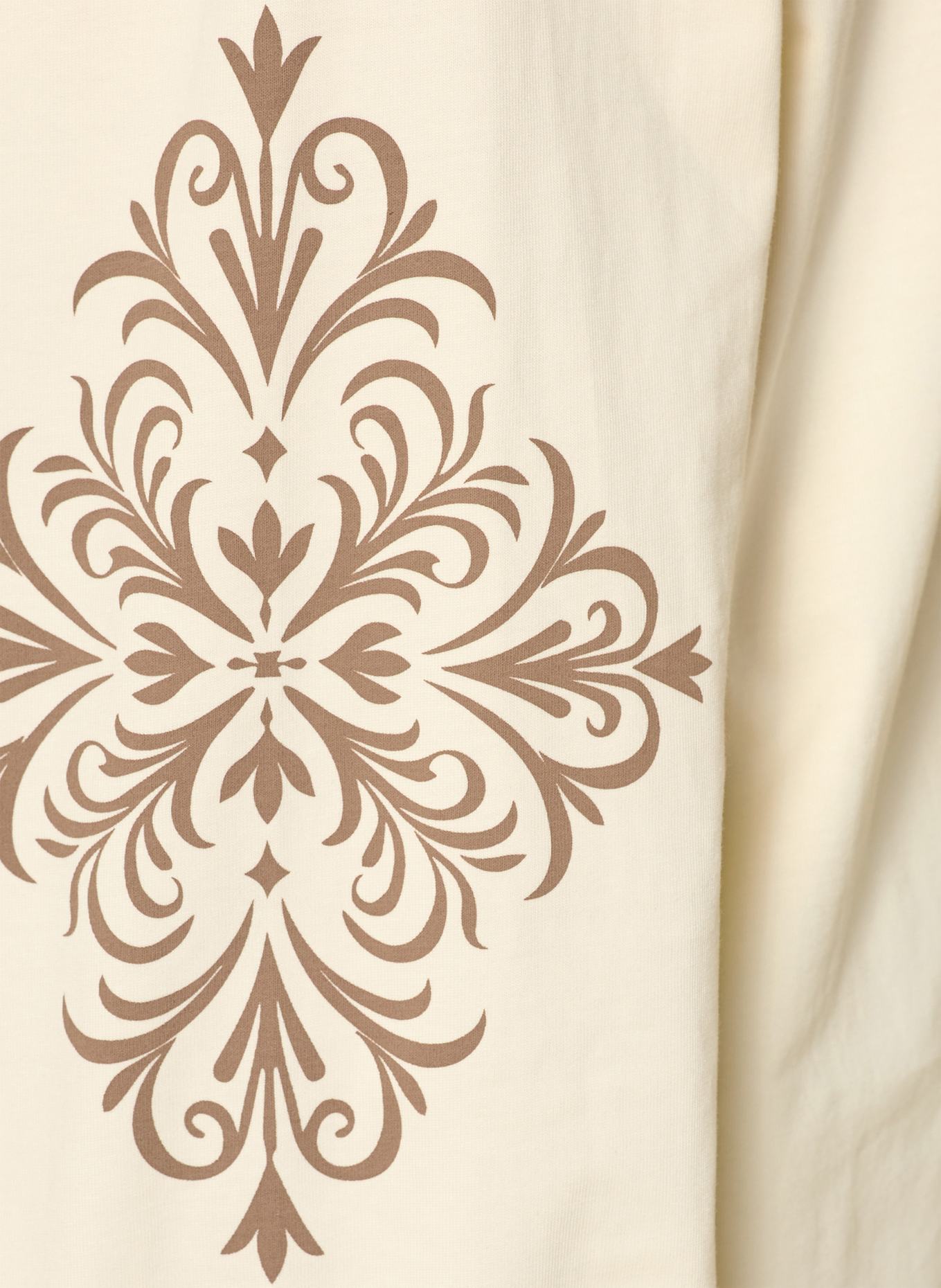 don't waste culture Longsleeve THANDOR: ECRU