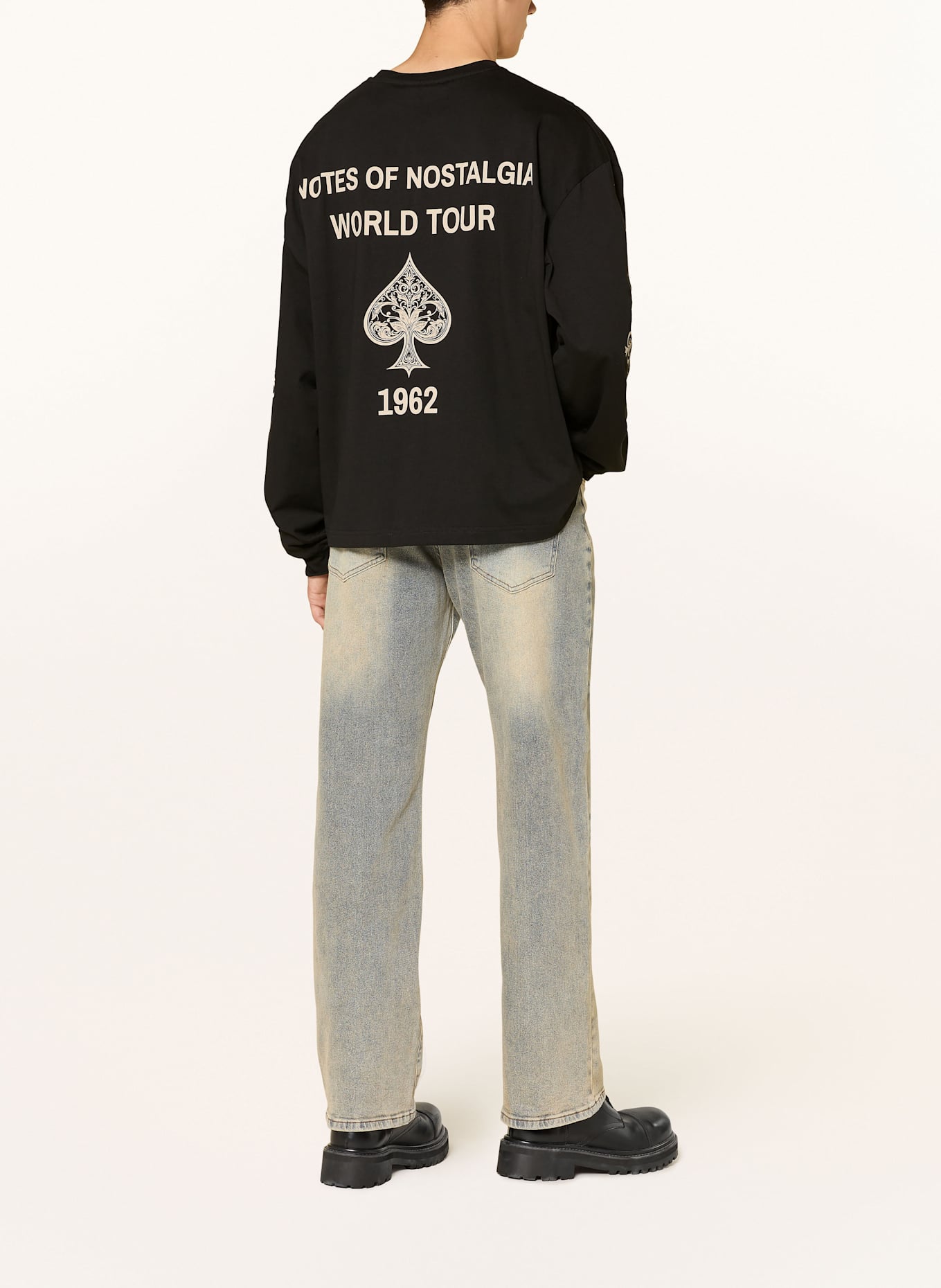 don't waste culture Longsleeve THANDOR: SCHWARZ