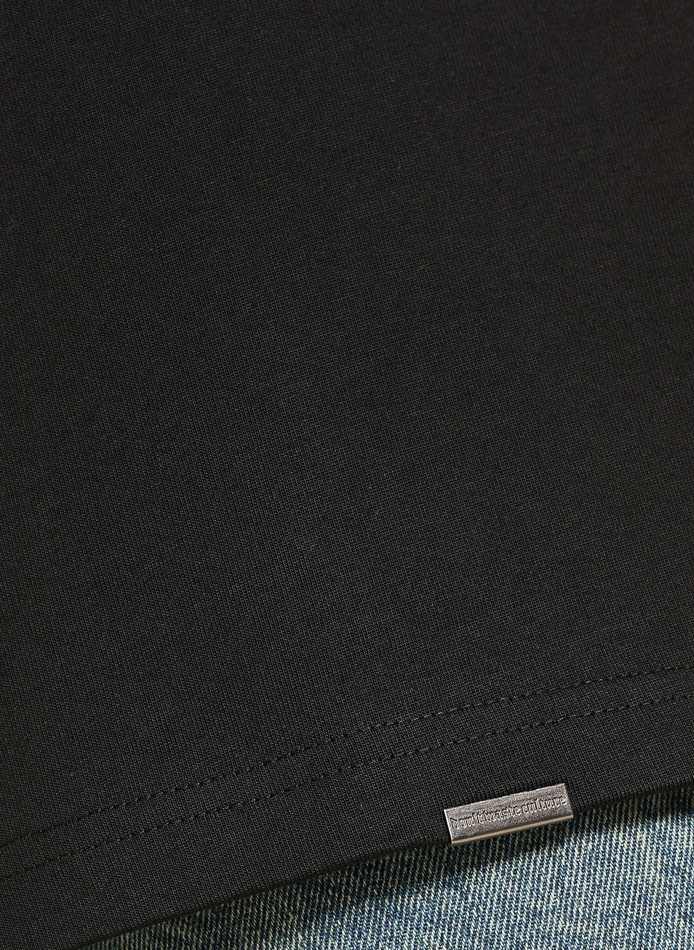 don't waste culture T-Shirt ZALIRA: SCHWARZ