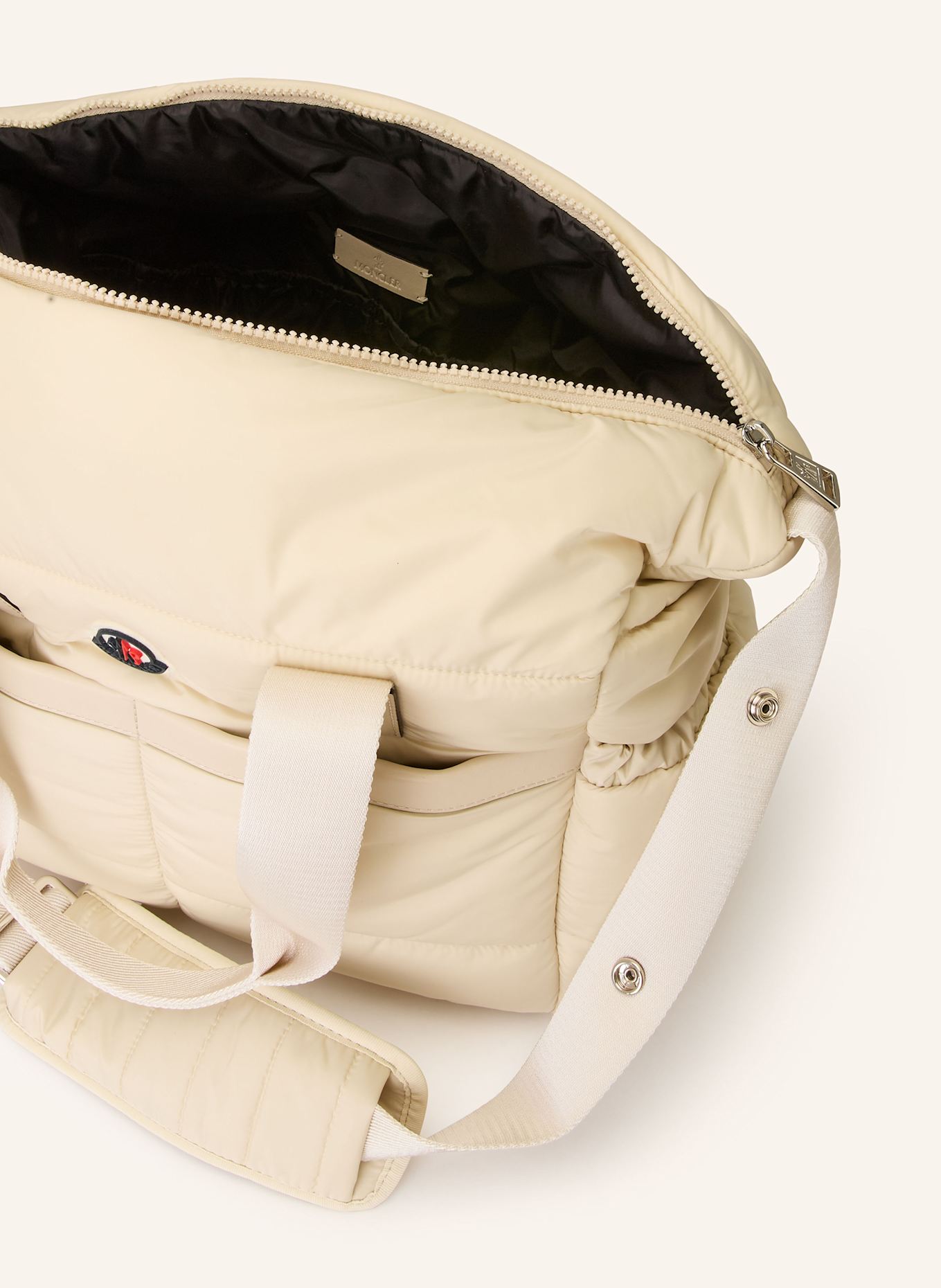 MONCLER enfant Wickeltasche MOMMY TOTE: ECRU