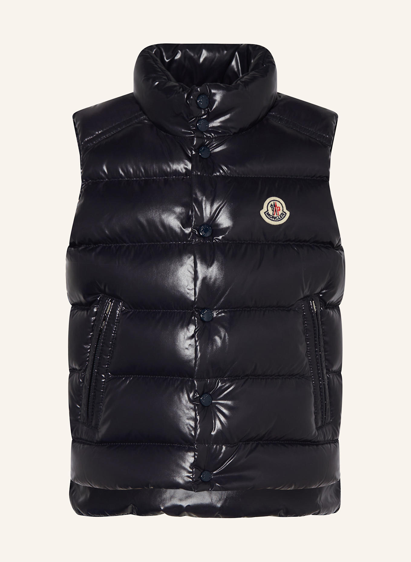 MONCLER enfant Daunenweste TIB: DUNKELBLAU