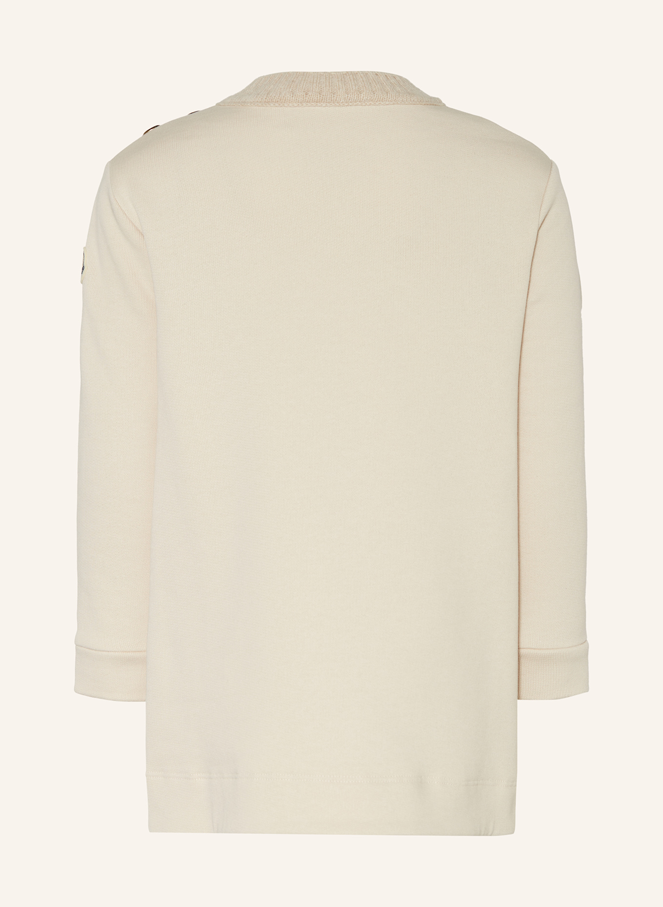 MONCLER enfant Sweatkleid: CREME