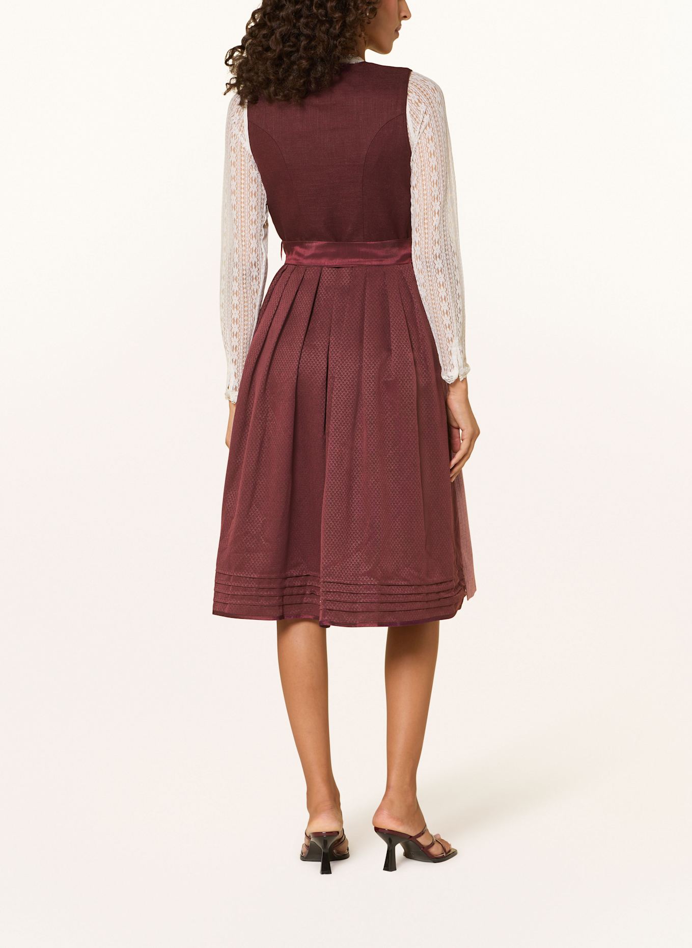 Spieth & Wensky Dirndl GANESA: DUNKELROT