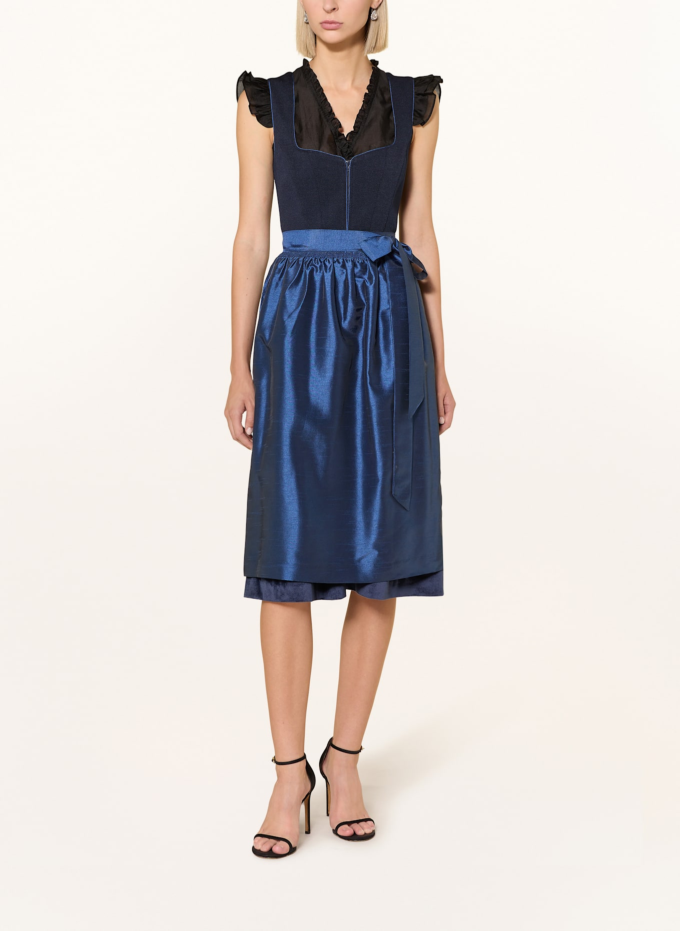 Spieth & Wensky Dirndl ELRANNA: BLEU FONCÉ