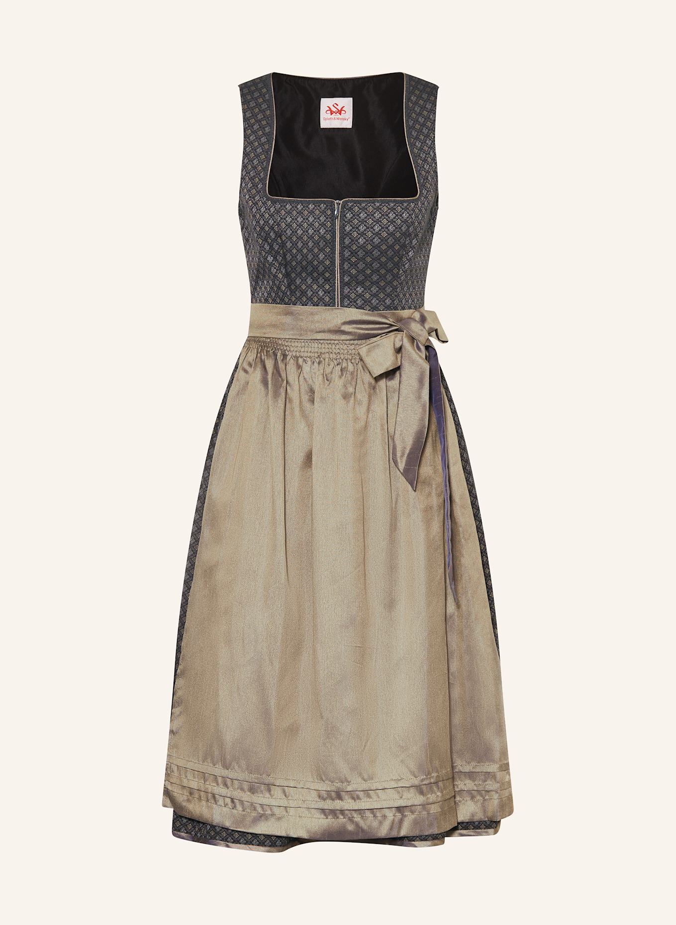 Spieth & Wensky Dirndl GEISA: DUNKELGRAU