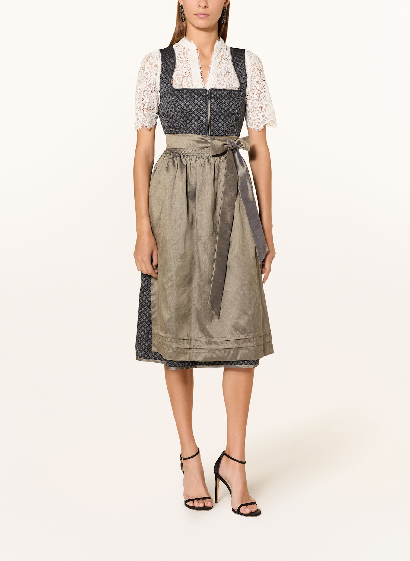 Spieth & Wensky Dirndl GEISA: DUNKELGRAU