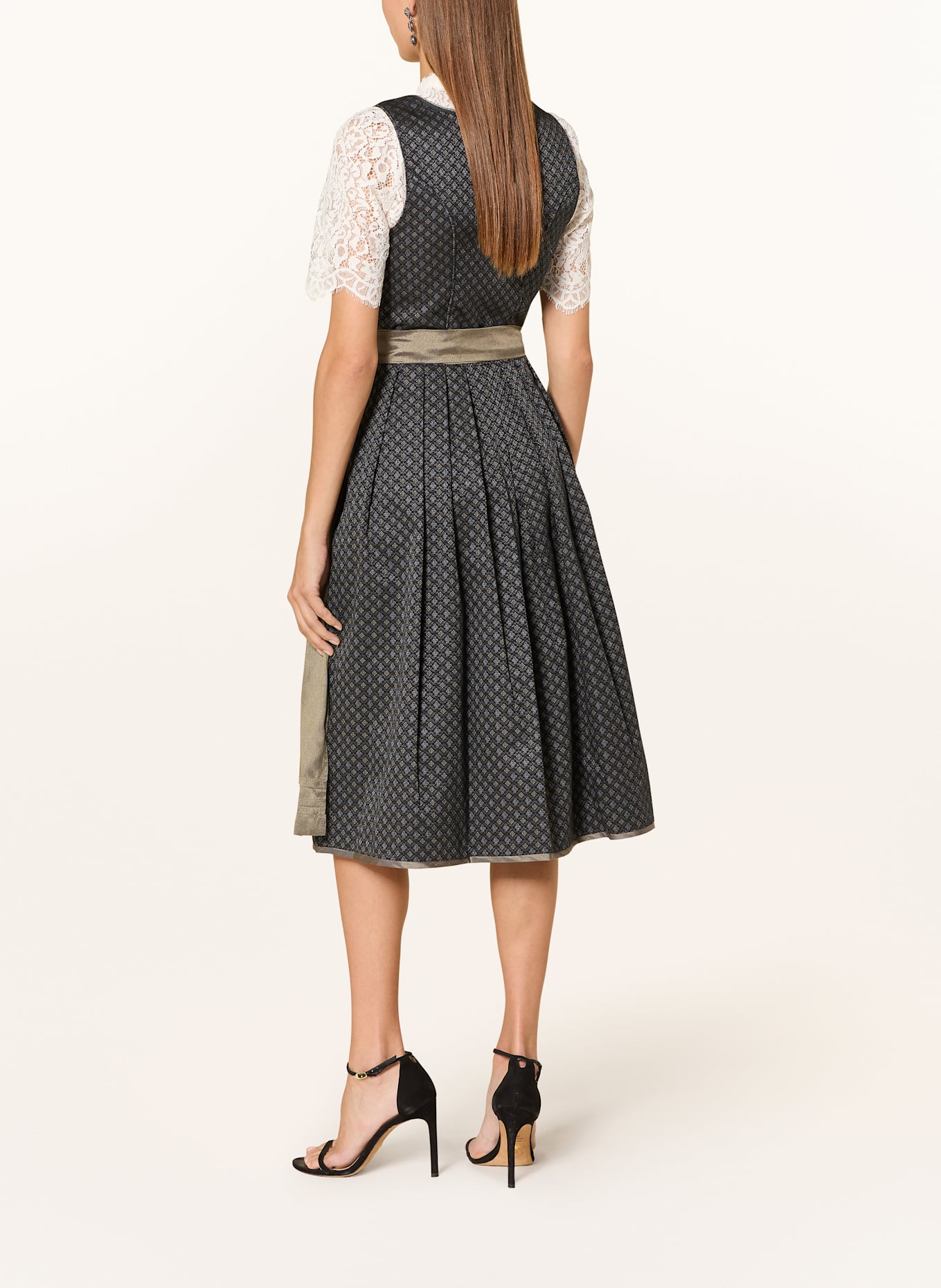 Spieth & Wensky Dirndl GEISA: DUNKELGRAU