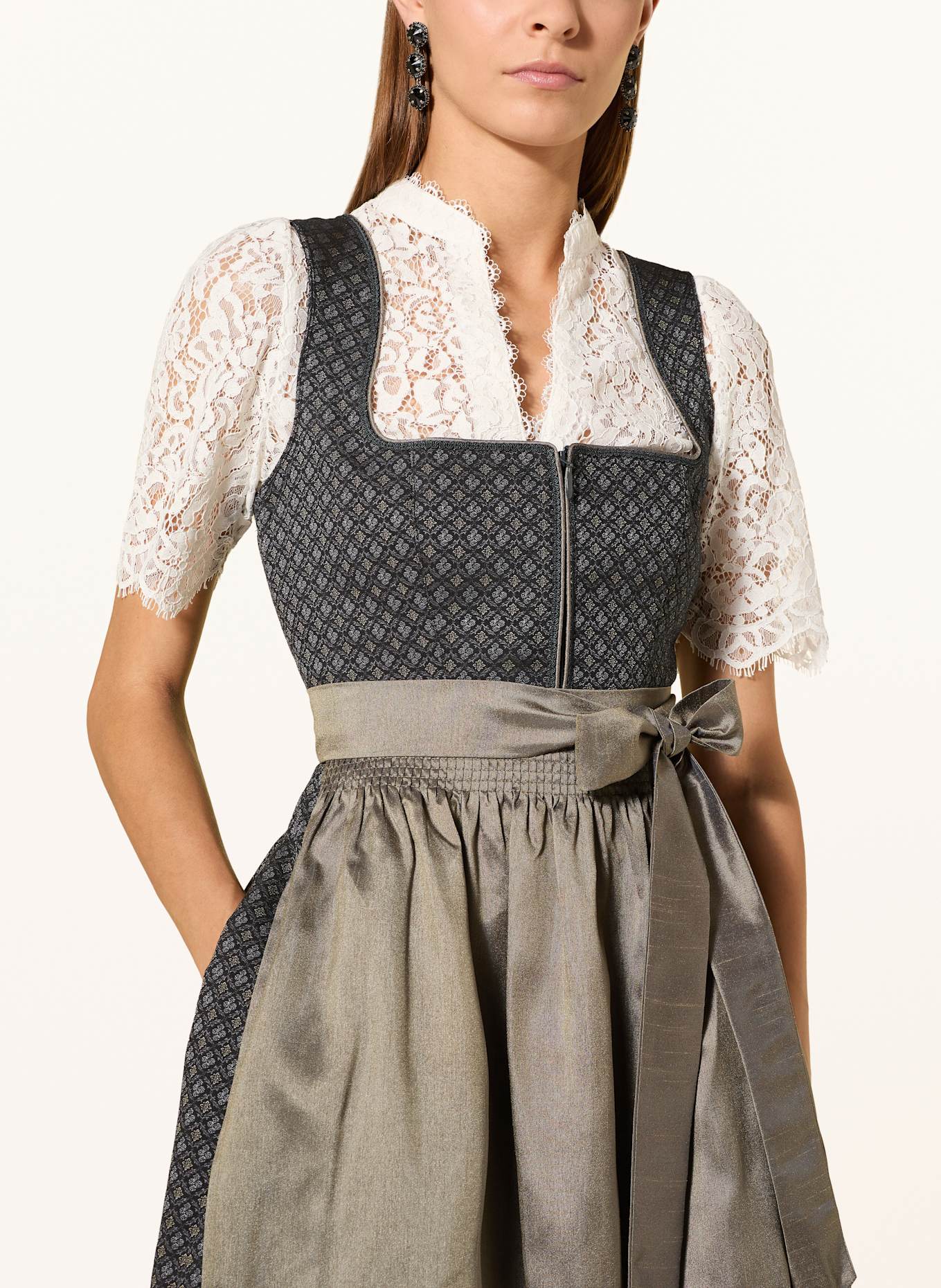 Spieth & Wensky Dirndl GEISA: DUNKELGRAU
