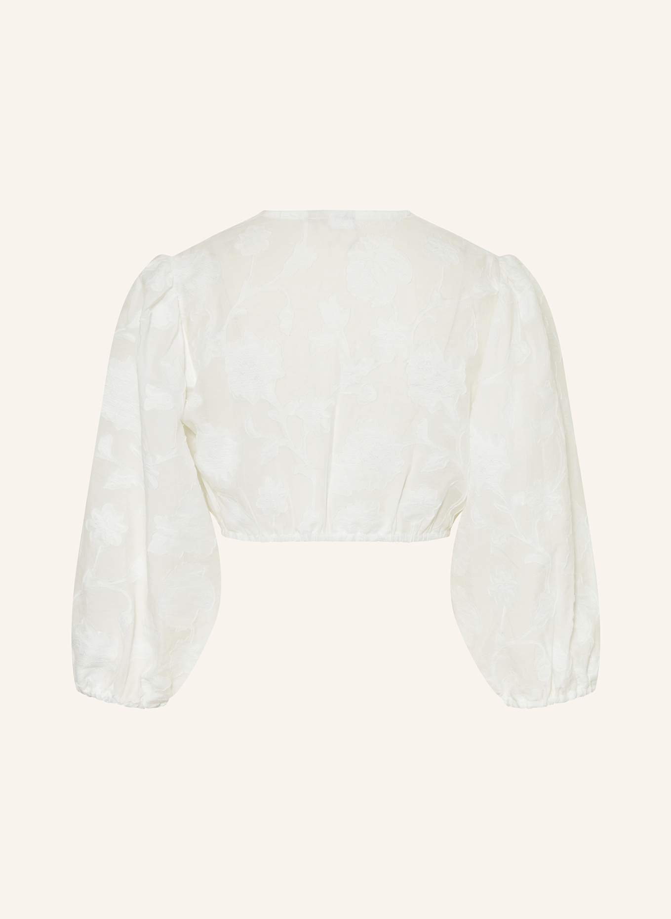 Spieth & Wensky Dirndlbluse GISMARA mit 3/4-Arm: WEISS