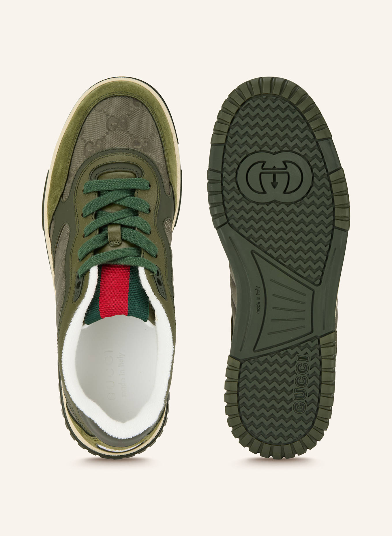 GUCCI Sneaker RE-WEB: OLIV